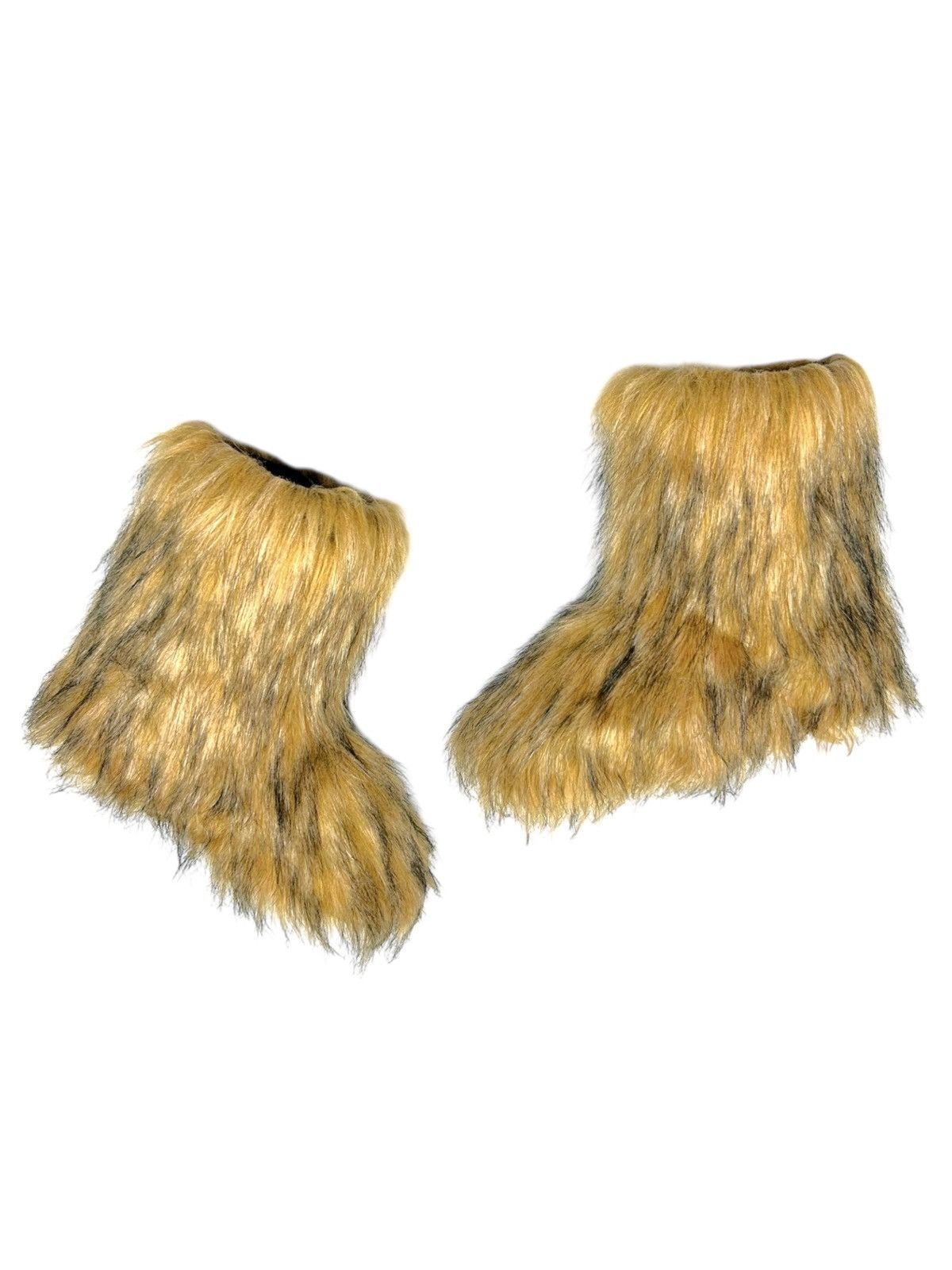If Six Was Nine Vintage Yeti Fur y2k fluffy faux boots Size US 10 / IT 40 - 1 Thumbnail