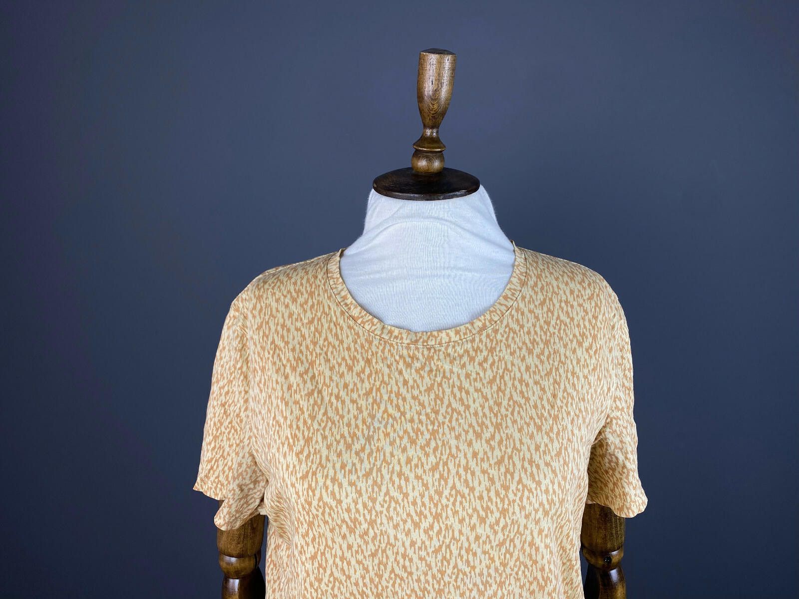A.P.C. Ladies APC Orange Printed Cotton T-Shirt Top Size S Size S / US 4 / IT 40 - 2 Thumbnail