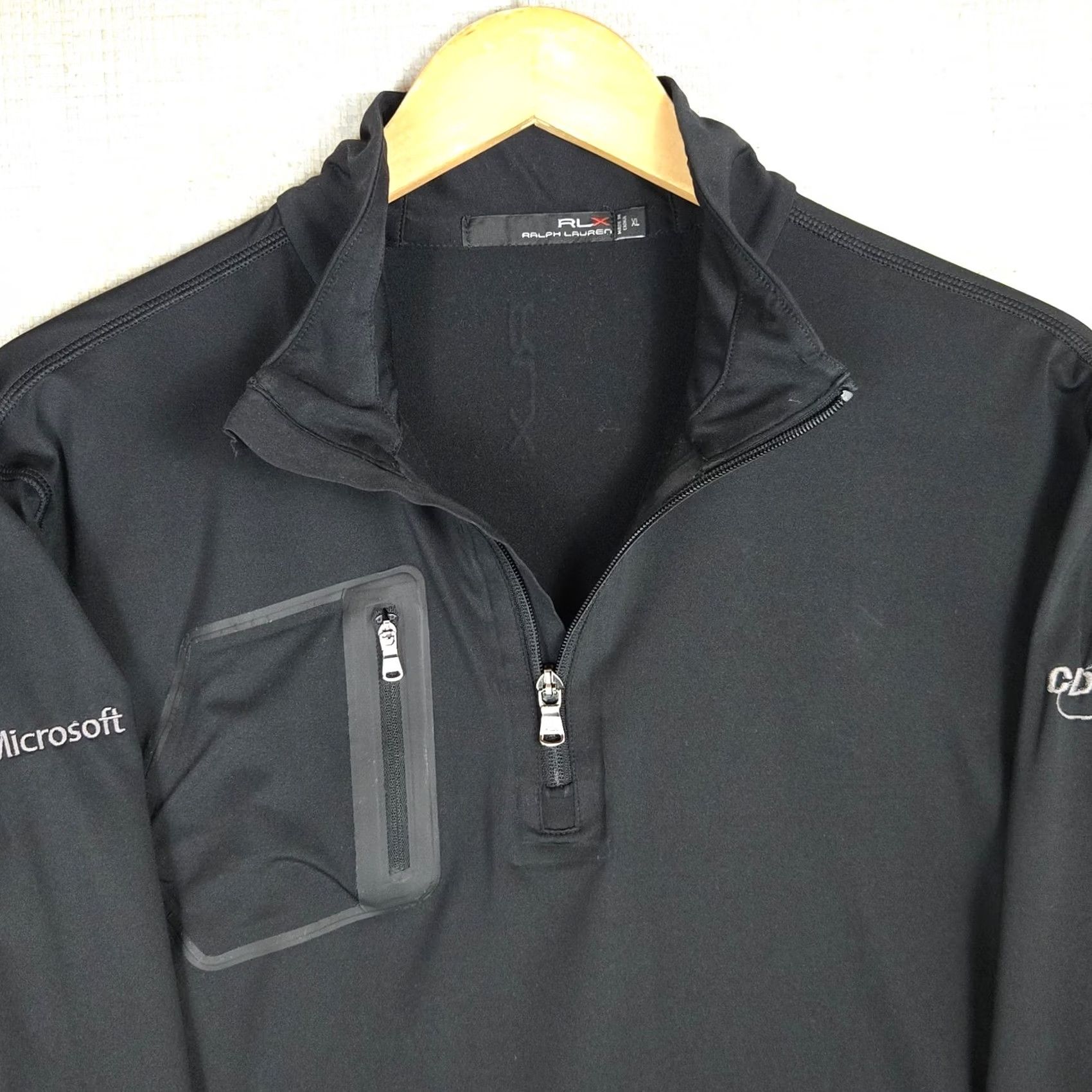 RLX Ralph Lauren RLX RALPH LAUREN Windshirt Mens XL Golf Pullover 1/4 Zip MICROSOFT x CDW Size US XL / EU 56 / 4 - 3 Thumbnail