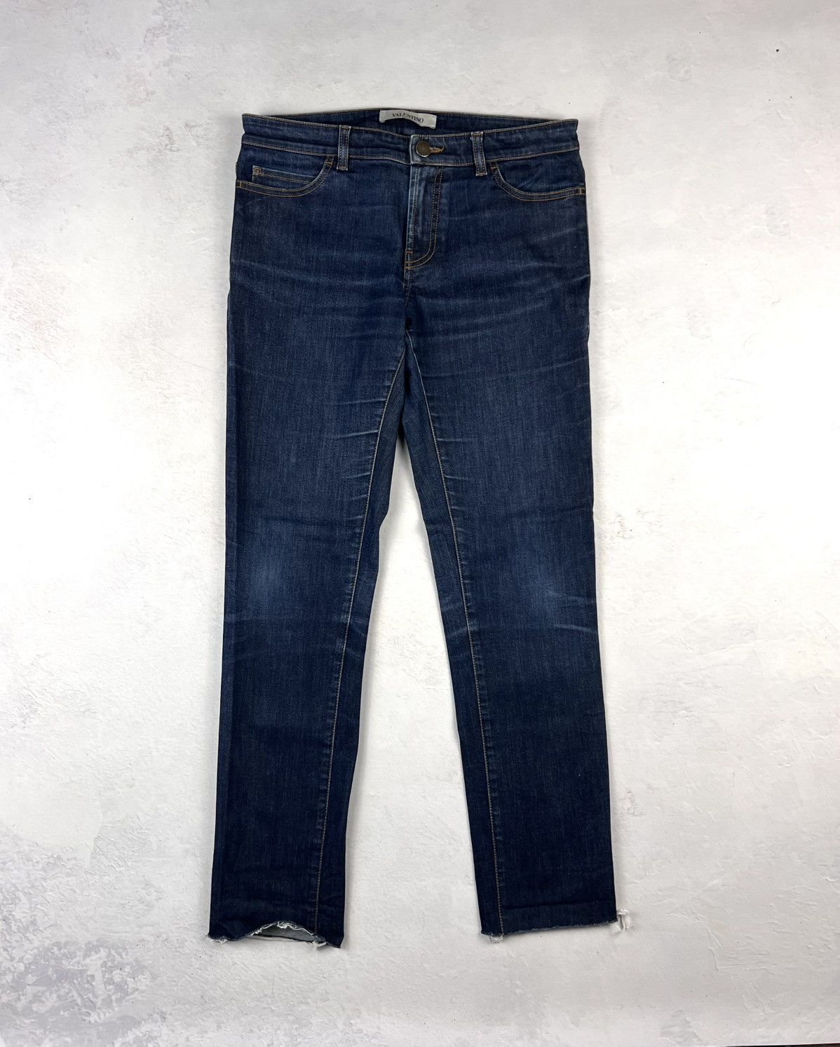 Valentino Avant Garde Luxury Valentino Denim Vintage Classic Style Y2k Size 28" / US 6 / IT 42 - 3 Thumbnail