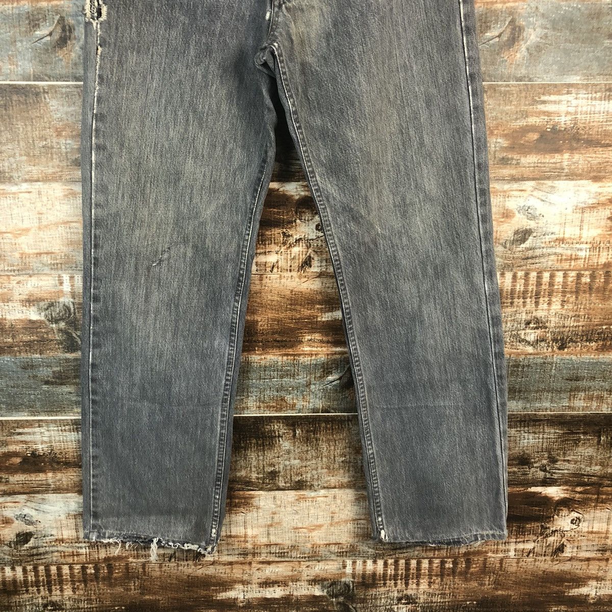 Levi's DLL Levis 503 vintage faded Gray Denim Pants #C284 Size US 30 / EU 46 - 6 Thumbnail