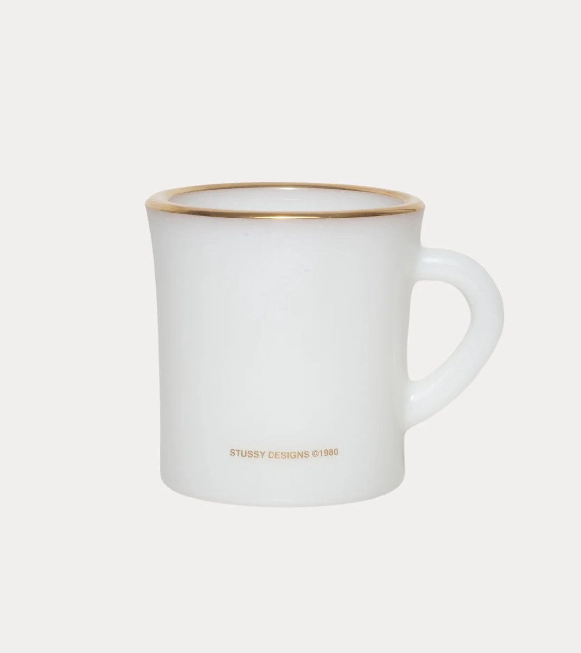 Stussy STUSSY LAGUNA GOLD & WHITE CERAMIC MILK MUG Size ONE SIZE - 2 Thumbnail