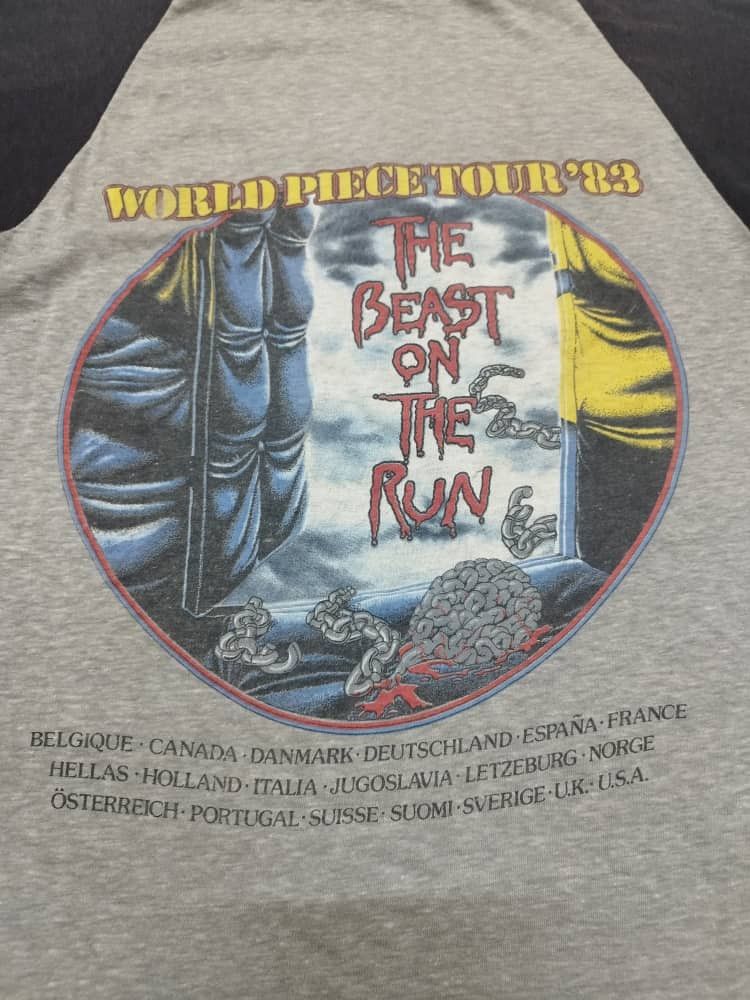 Iron Maiden × Vintage Vintage shirt iron maiden 3 quarter Size US M / EU 48-50 / 2 - 8 Thumbnail