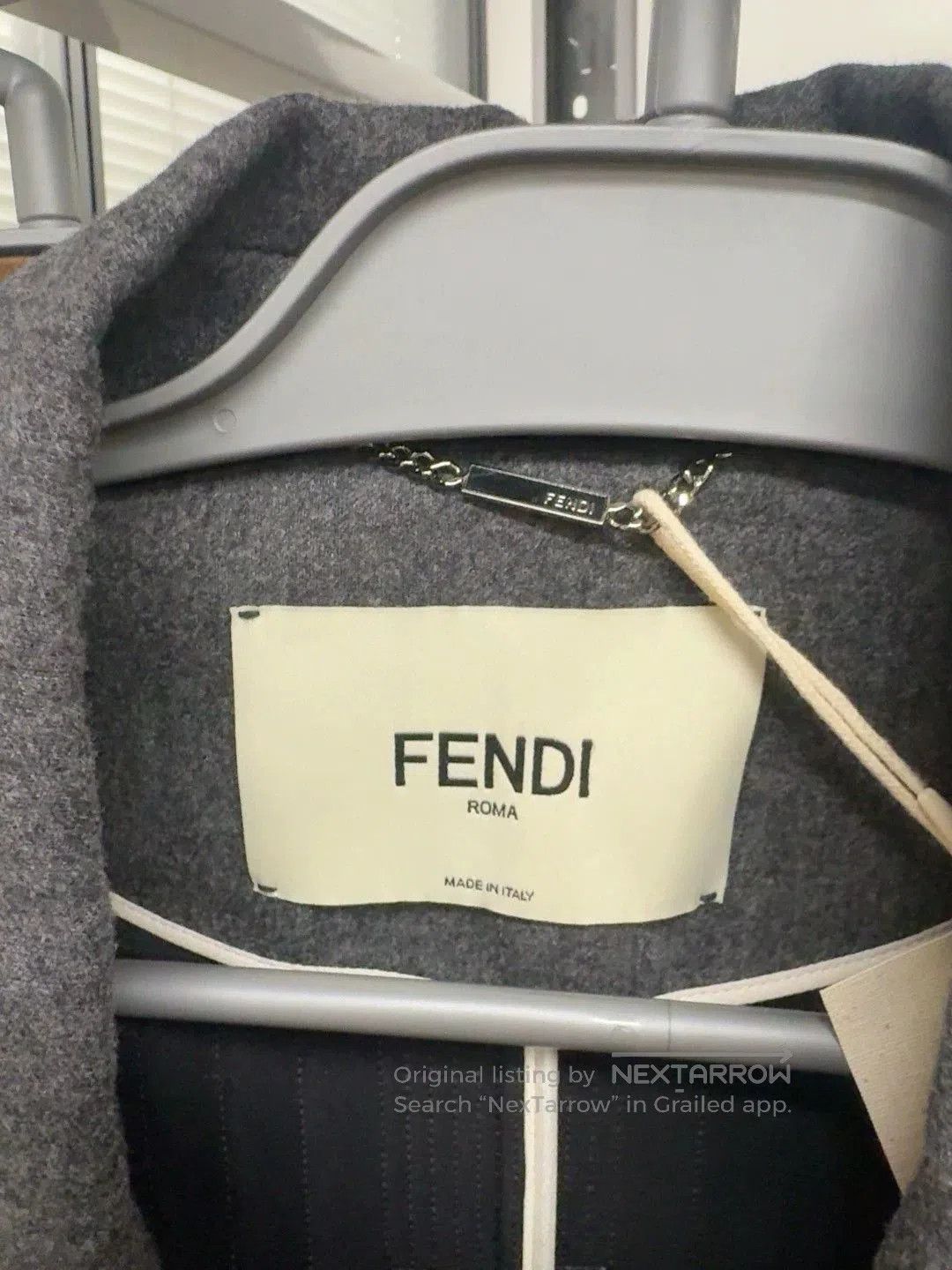 Fendi Fendi Gray Double-Breasted Blazer. Size US XXS / EU 40 - 2 Thumbnail