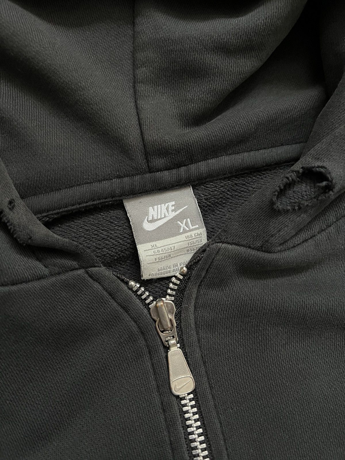 Nike Black 2000 Nike Zip Up Size US XL / EU 56 / 4 - 3 Thumbnail