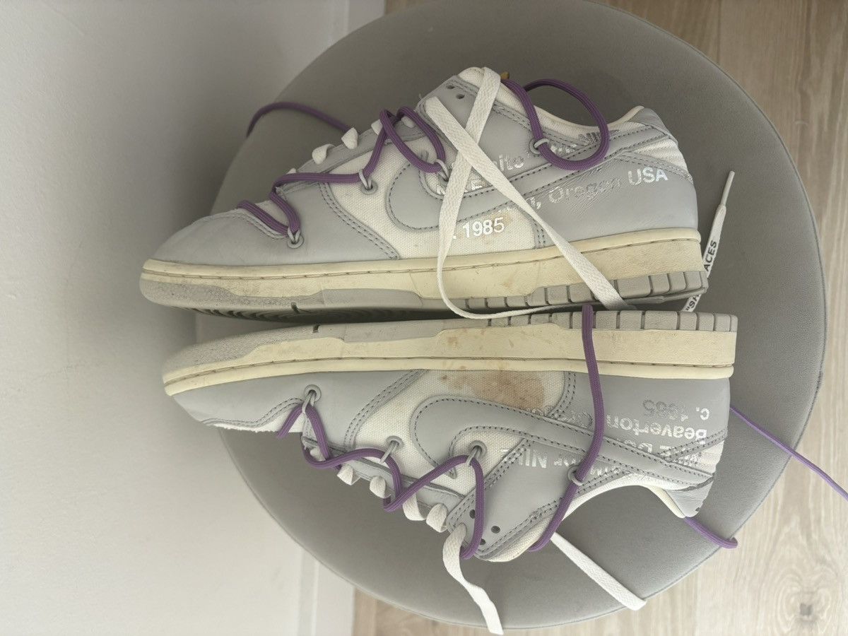 Off-White nike dunk low off white Size US 9.5 / EU 42-43 - 6 Thumbnail