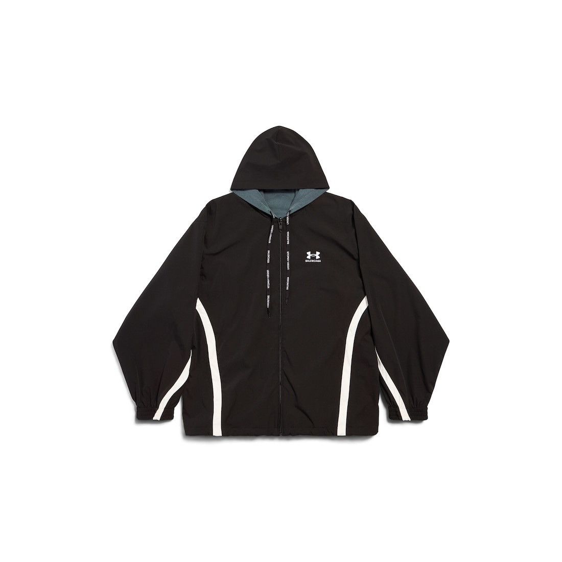 Balenciaga Under Armour® Reversible Tracksuit Jacket in Black Size US S / EU 44-46 / 1 - 1 Thumbnail