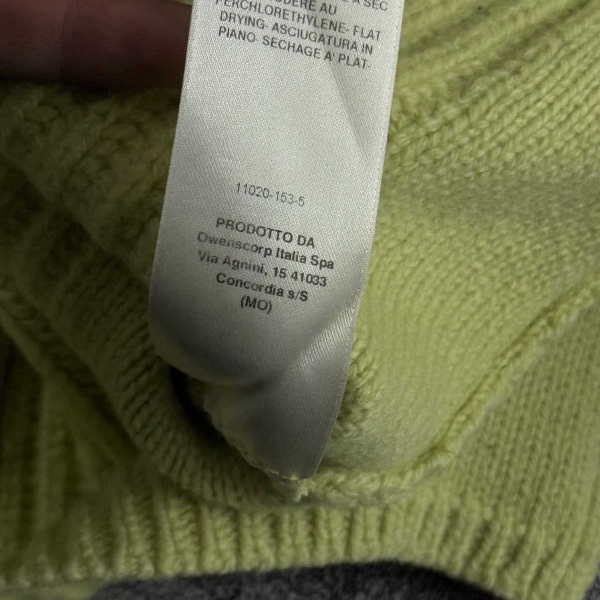 Rick Owens Rick Owens Sisyphus SS18 Lime Green Heavy Rib Sweater Size L / US 10 / IT 46 - 13 Thumbnail