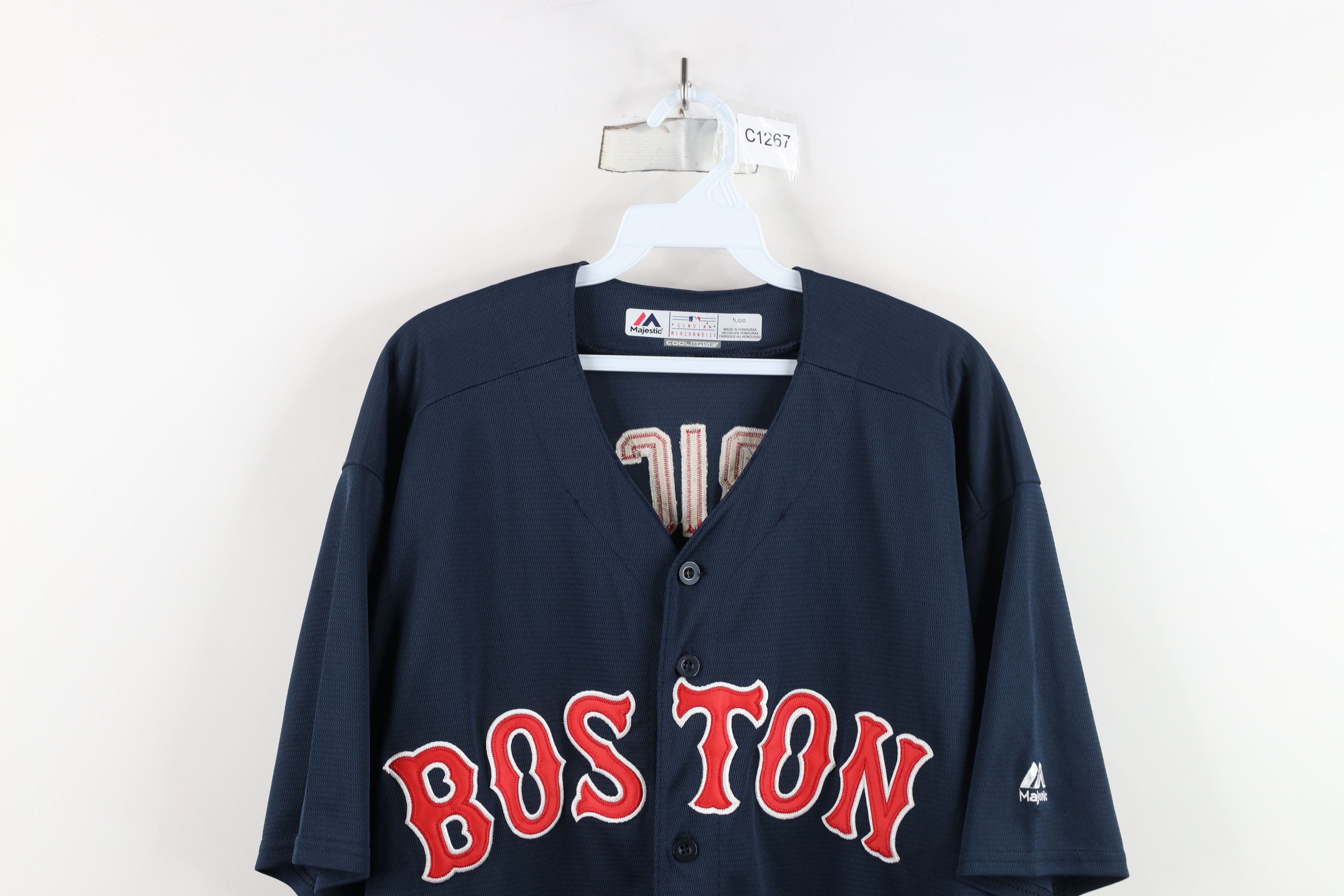 Majestic × Vintage Vintage Majestic Boston Red Sox Baseball Jersey Stitched Size US L / EU 52-54 / 3 - 2 Thumbnail