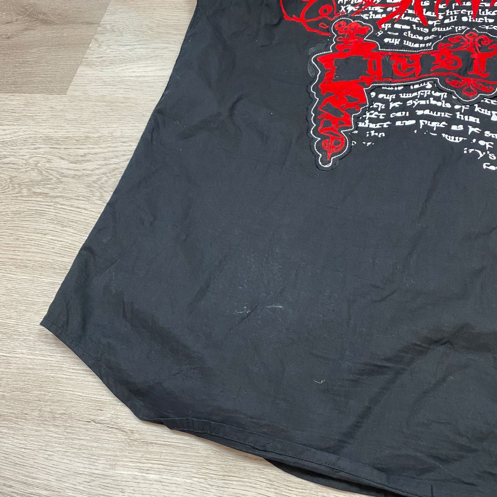Other Attitude Gold Redemption Y2K Long Sleeve Button Up Shirt 2XL Size US XXL / EU 58 / 5 - 11 Thumbnail