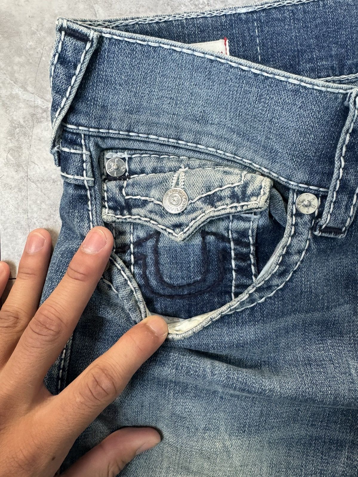 True Religion True Religion Ricky Jeans sz 30 Size US 30 / EU 46 - 5 Thumbnail