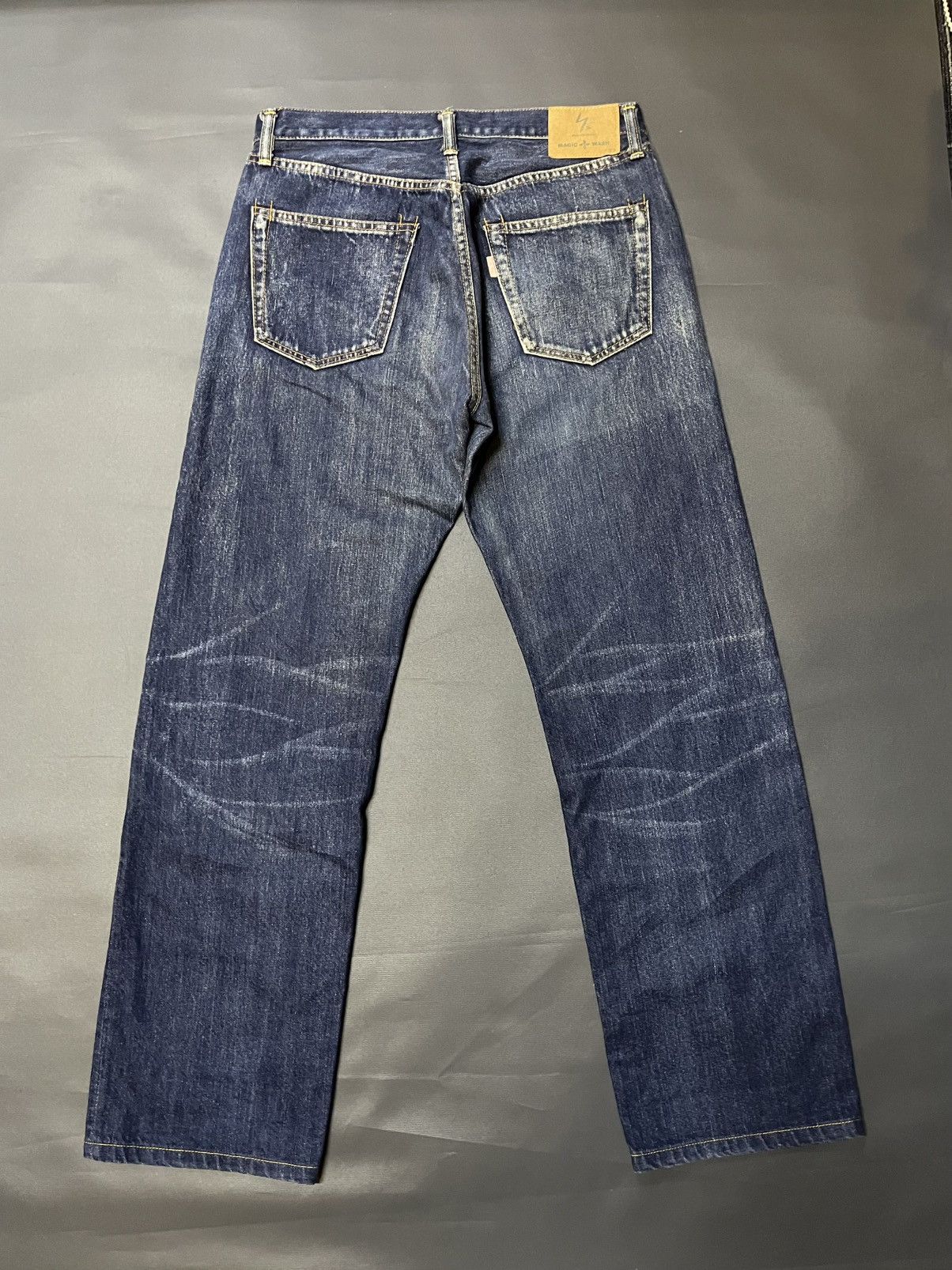 Designer × Yohji Yamamoto YOHJI YAMAMOTO MAGIC WASH DESIGNER JEANS Size US 32 / EU 48 - 2 Thumbnail
