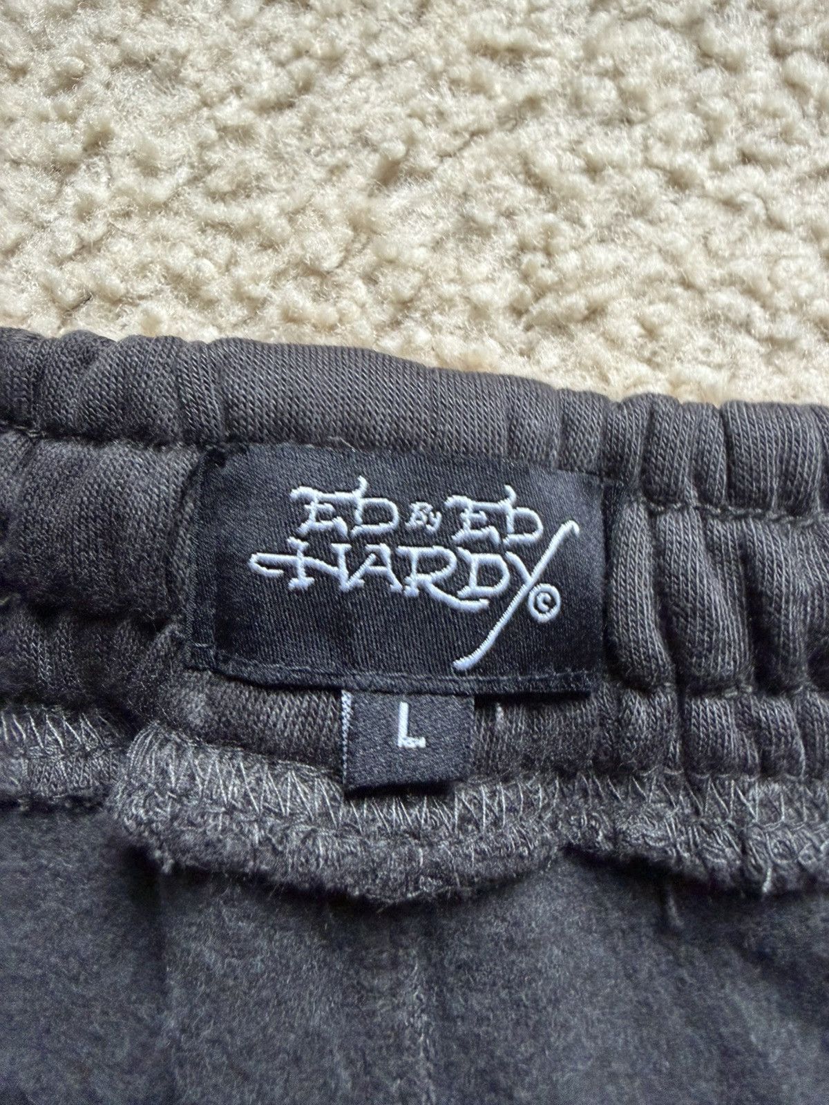 Ed Hardy Ed Hardy Size L Sweatpants Open Hem Grey Love Kills Slowly Size US 33 - 4 Thumbnail