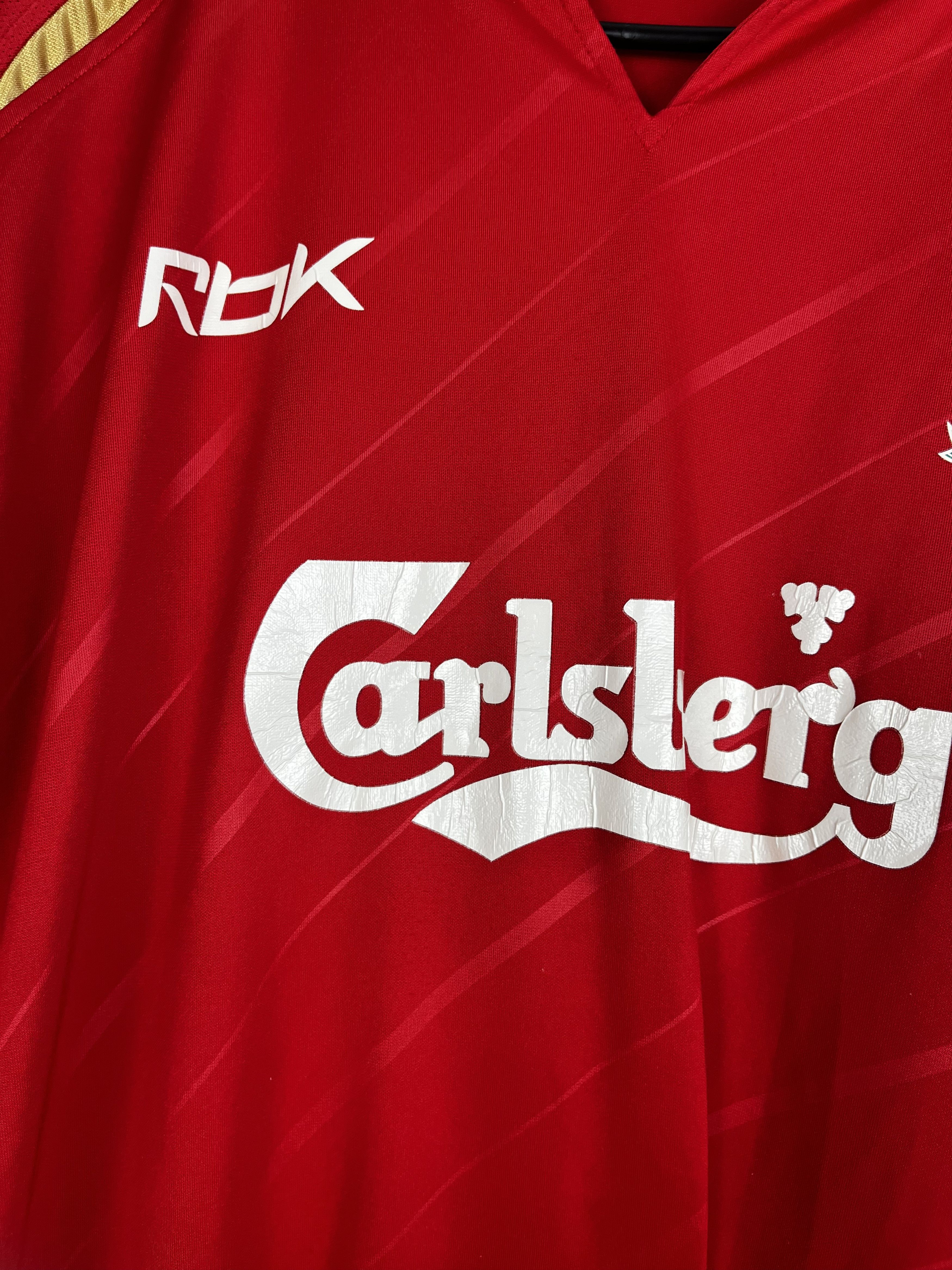 Reebok Reebok Liverpool 2005/2006 Champions League Jersey Size US XL / EU 56 / 4 - 6 Thumbnail