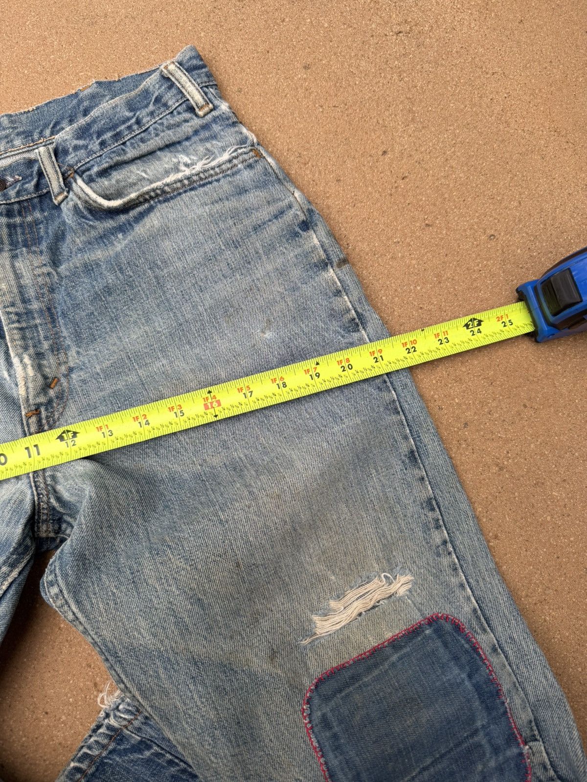 Levi's Vtg 70’s Levi’s 646 Orange Tab Bellbottom Flare Jeans 32x31 Size US 32 / EU 48 - 12 Thumbnail