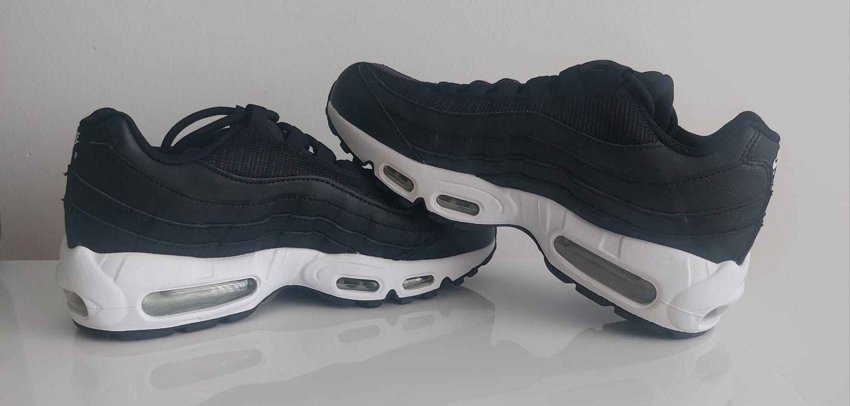 Nike Nike Air Max 95 Black White 2020 Size US 7.5 / IT 37.5 - 5 Thumbnail