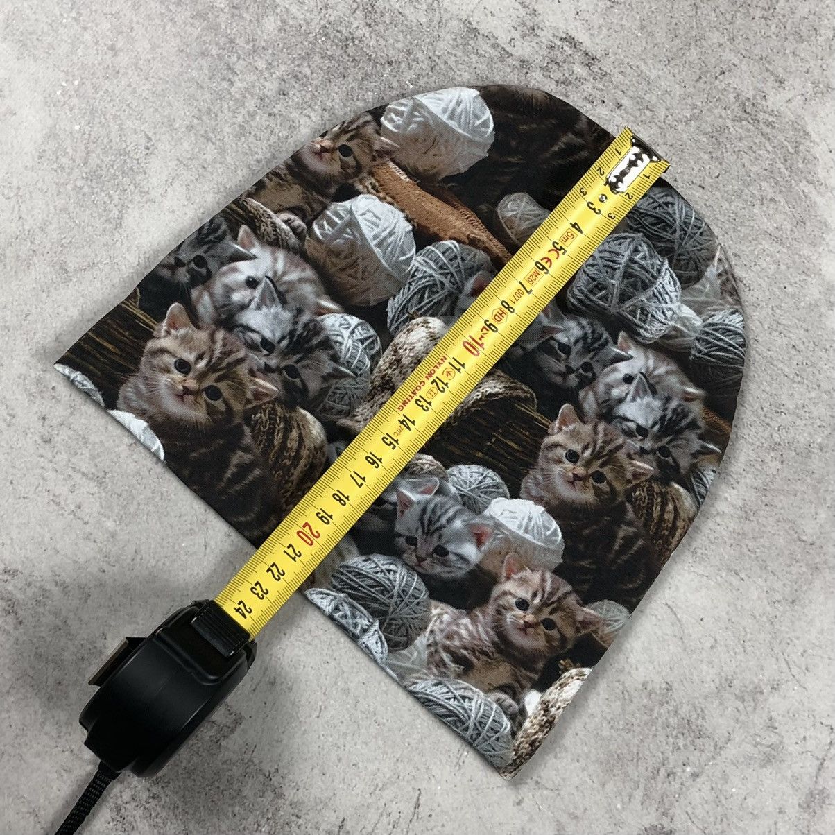 Vintage Made In Jail Kittens Beanie Hat AOP Krimprod Sweden Prison Size ONE SIZE - 8 Thumbnail