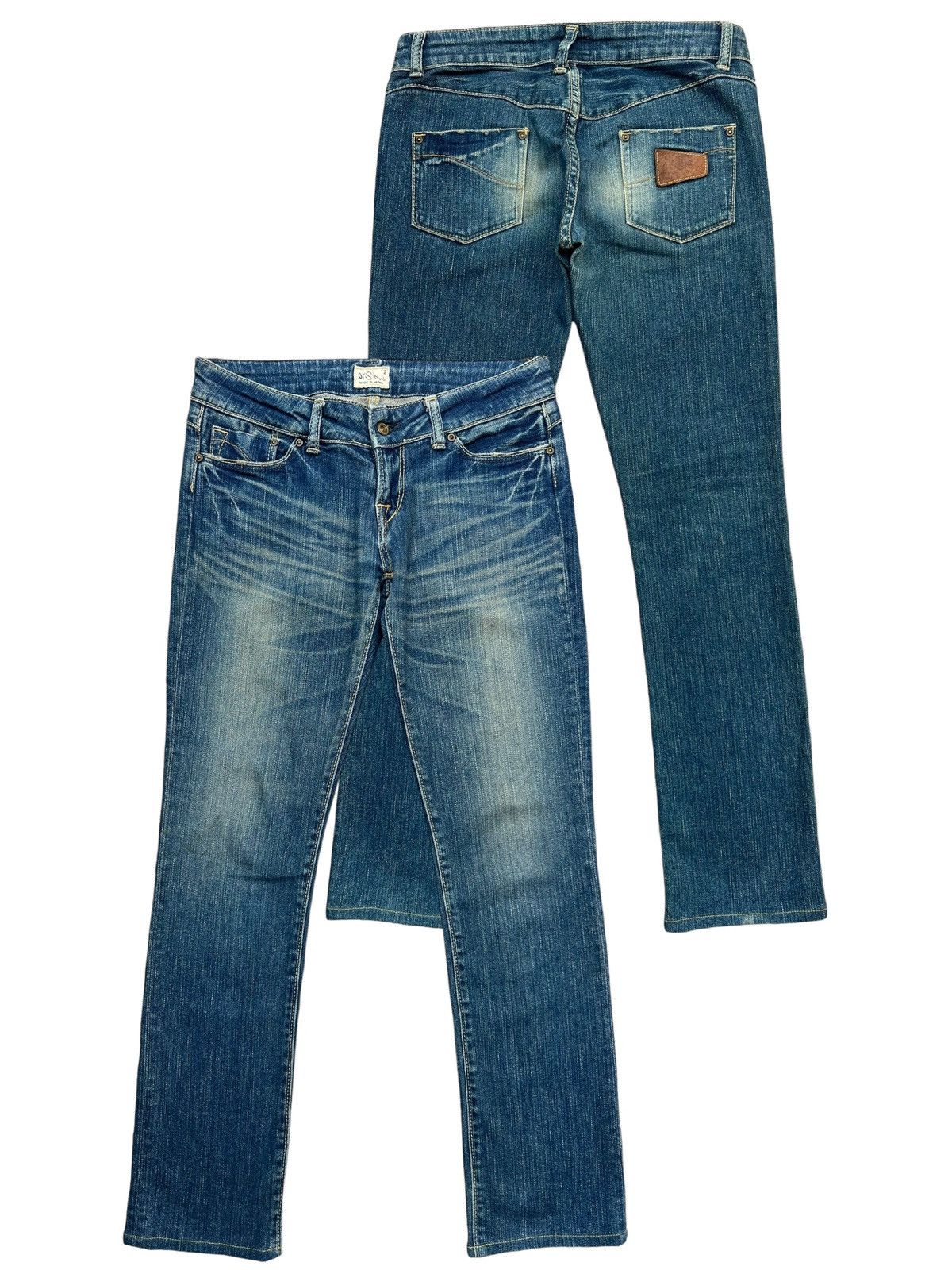 Orslow Japan Distressed Lowrise Skinny Denim Jeans 30x29