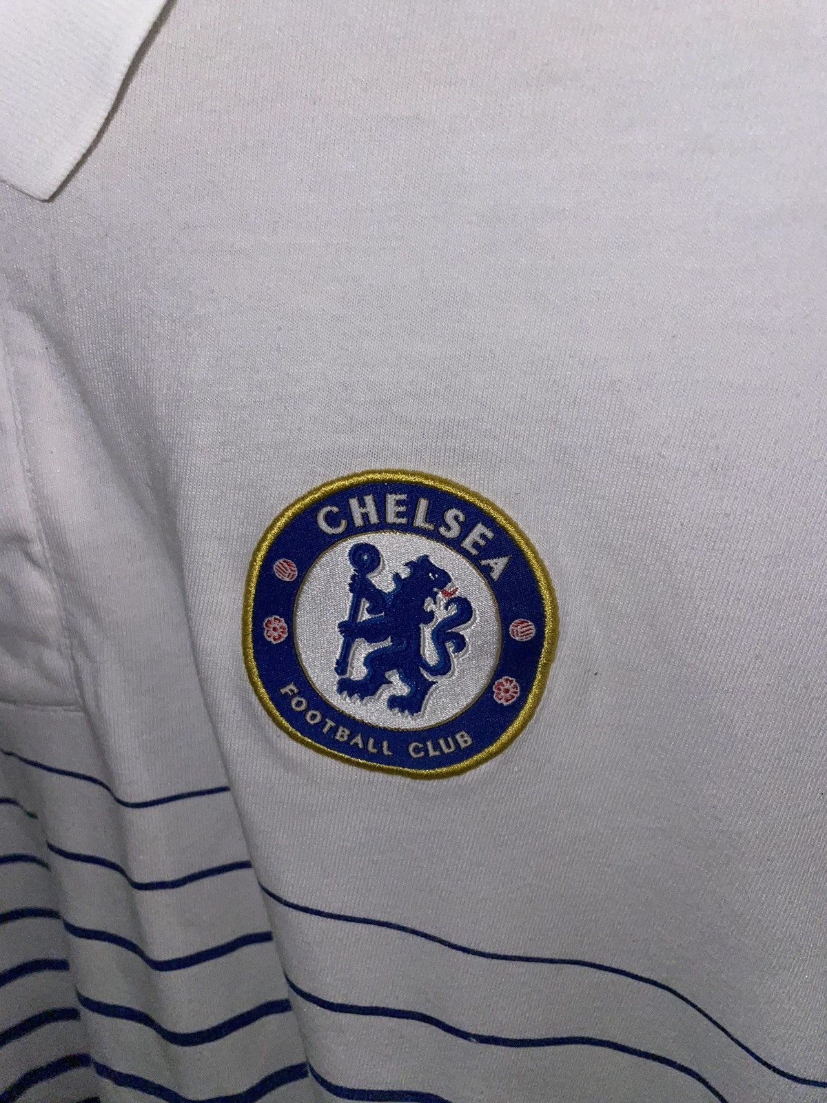 Adidas × Chelsea Soccer × Vintage Chelsea Adidas polo Size US L / EU 52-54 / 3 - 2 Thumbnail