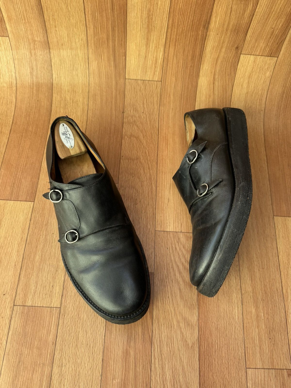 Yves Saint Laurent 🕷️💥 Saint laurent double monk creepsole loafers Size US 11 / EU 44 - 6 Thumbnail