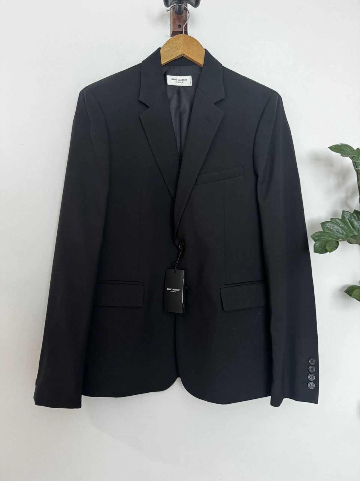 Saint Laurent Paris New w Tags Classic Uniform Blazer Size 50R - 1 Thumbnail