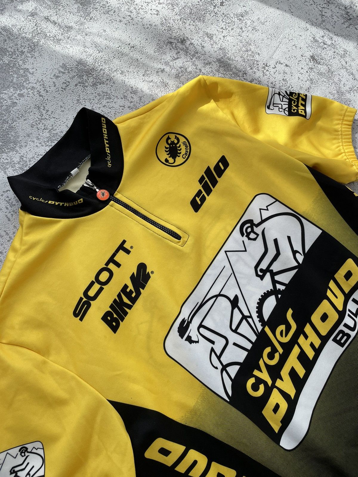 Vintage Rare Castelli Vintage Scott Biker Cycler Pythoud Jersey Size US M / EU 48-50 / 2 - 4 Thumbnail