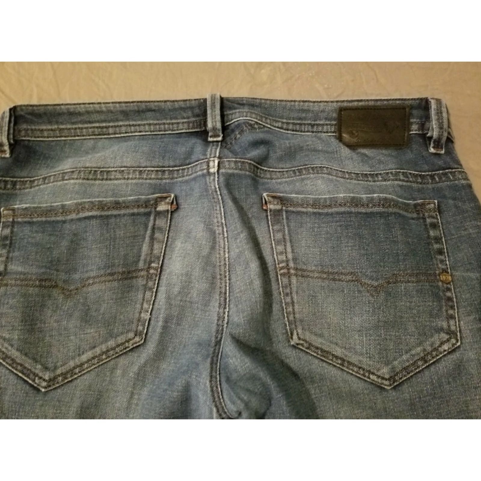 Diesel Diesel Thavar Jeans Men 36x32 Slim Skinny Denim Blue Stretch Size US 36 / EU 52 - 2 Thumbnail
