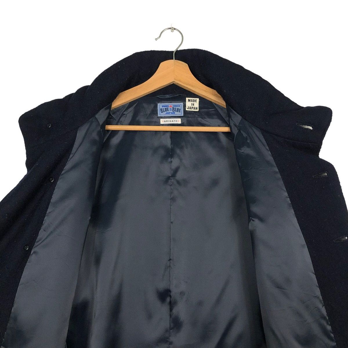 45rpm 🔥BLUE BLUE WOOL DOUBLE BREAST JACKET ARIGATO JAPAN Size US M / EU 48-50 / 2 - 11 Thumbnail