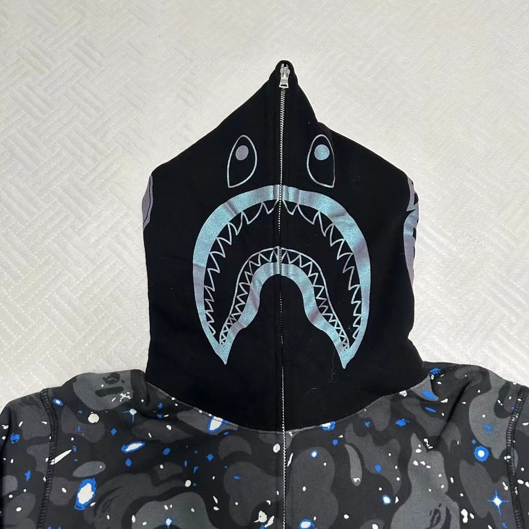 Bape COLOR CAMO SHARK FULL ZIP HOODIE Size US XL / EU 56 / 4 - 2 Thumbnail
