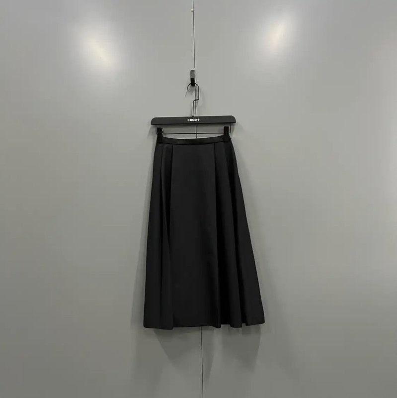 Dior Dior Black Cotton Midi Skirt for Women 0089 Size 28" / US 6 / IT 42 - 1 Thumbnail