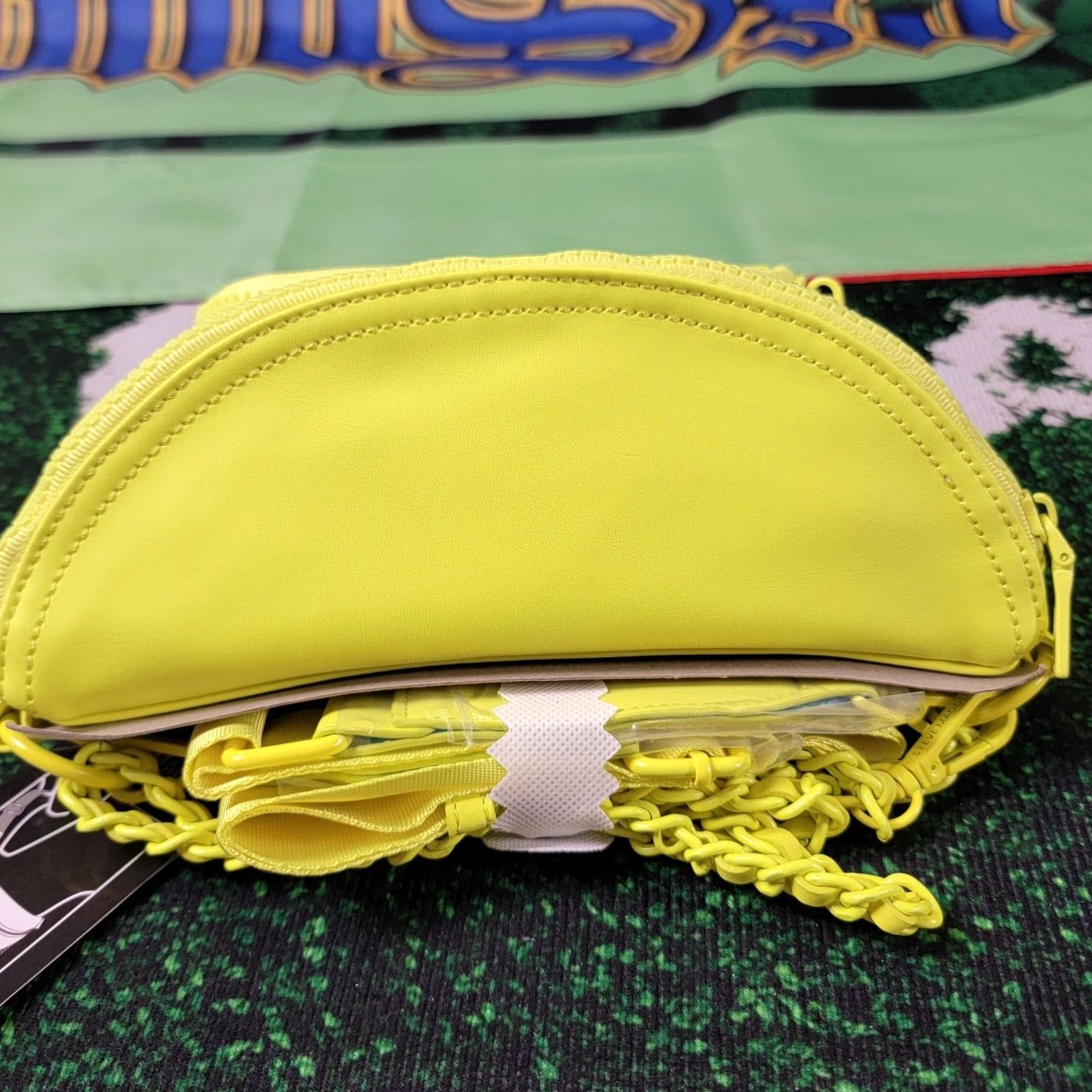 Steve Madden Steve Madden Blively Belt Bag Crossbody Fanny Pack Yellow New Size ONE SIZE - 4 Thumbnail