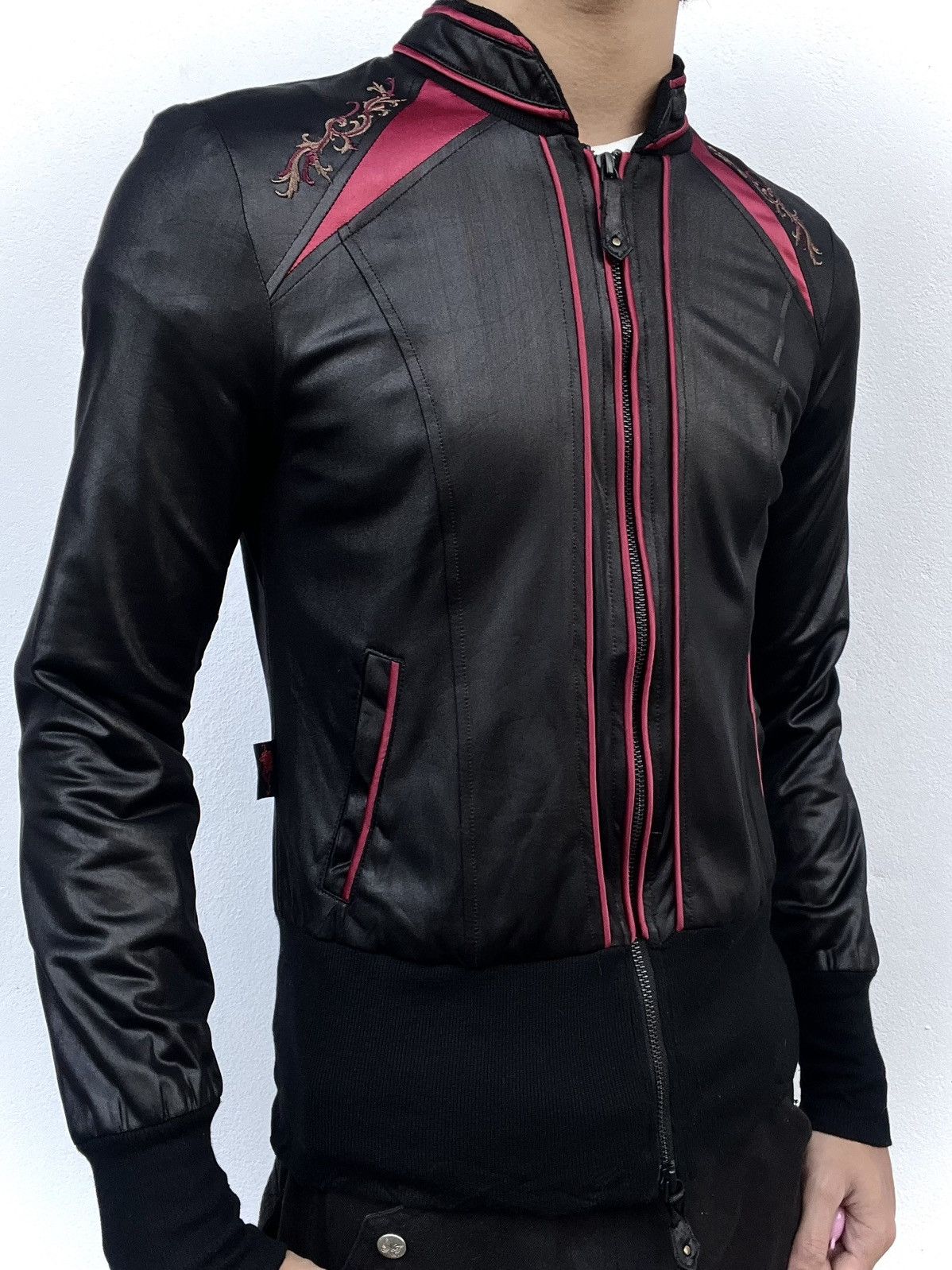 Japanese Brand 2000s Ozz Croce Avant-Garde Bomber Jacket Size US S / EU 44-46 / 1 - 3 Thumbnail