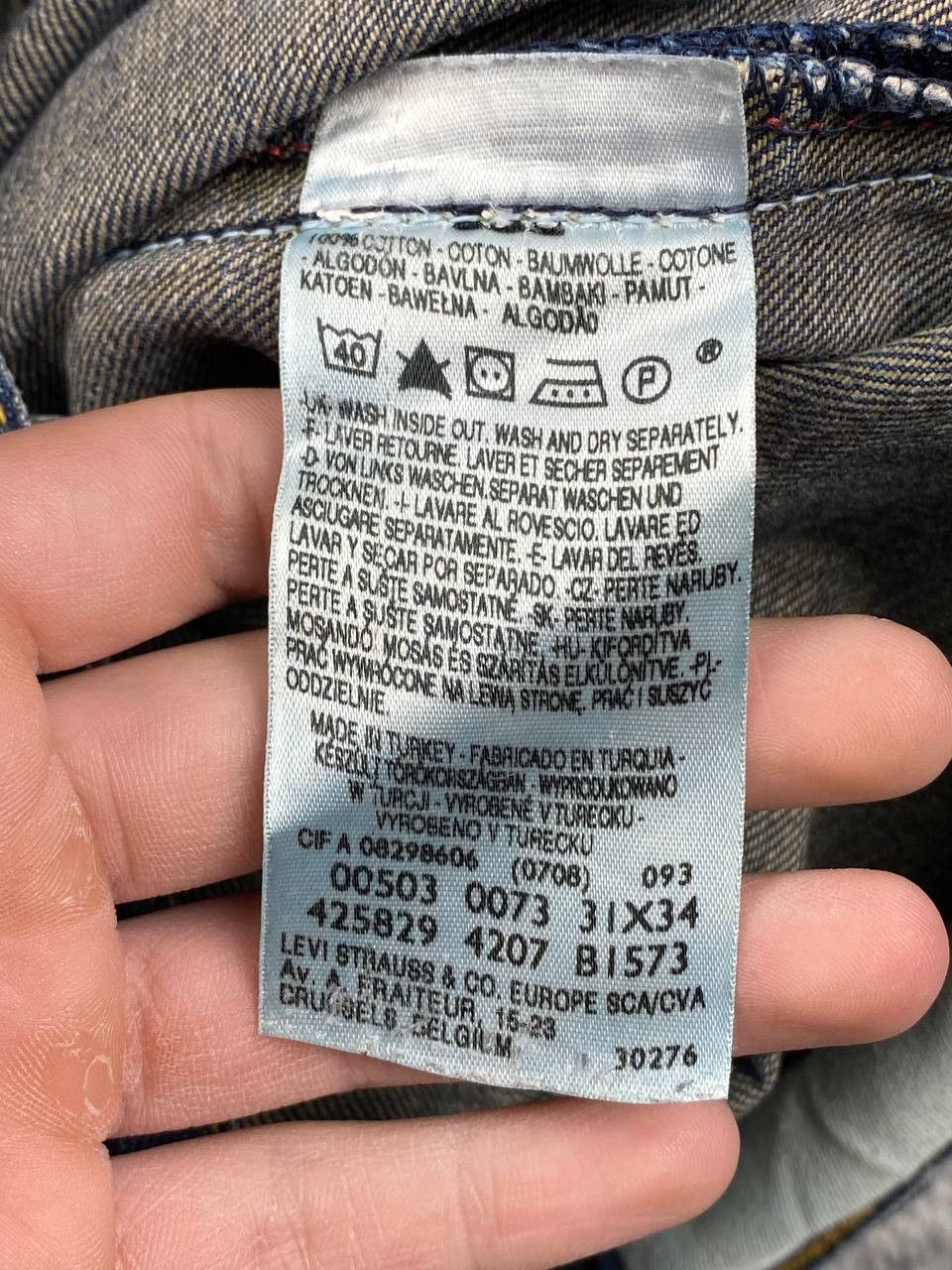 Levi's Vintage Levis 503 Denim Jeans Loose Cinch Men Size 31x34 Size US 31 - 11 Thumbnail