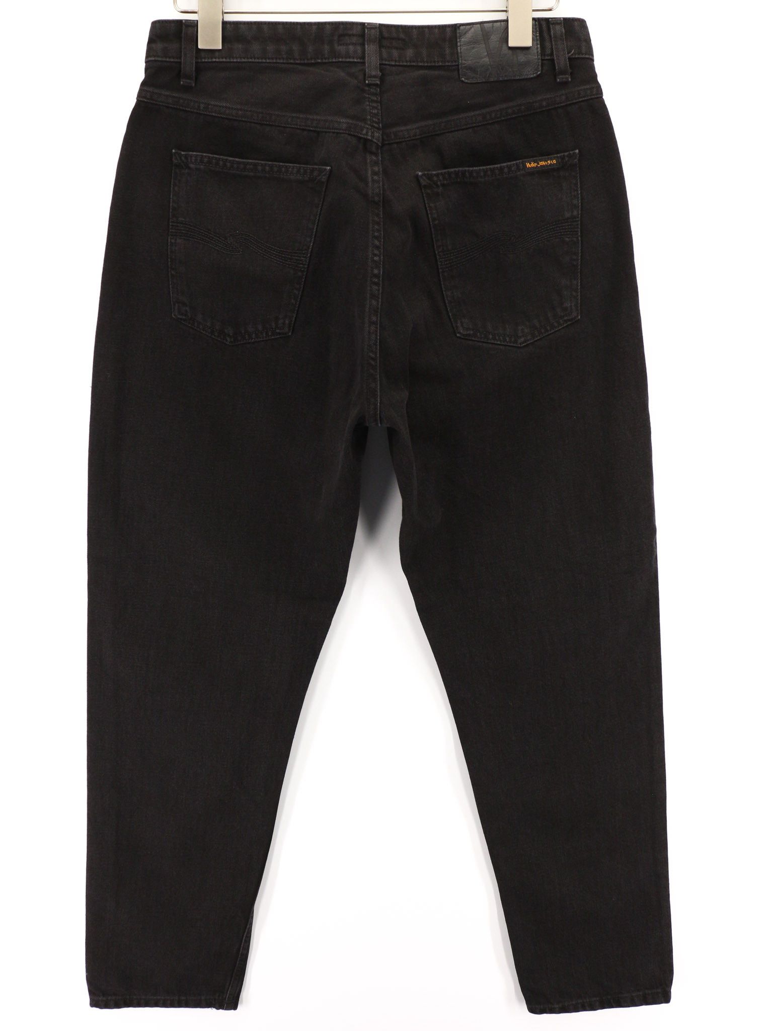 Nudie Jeans BREEZY BRITT W32/L30 Black Worn Zipper Cotton 80667 Size US 32 / EU 48 - 2 Thumbnail