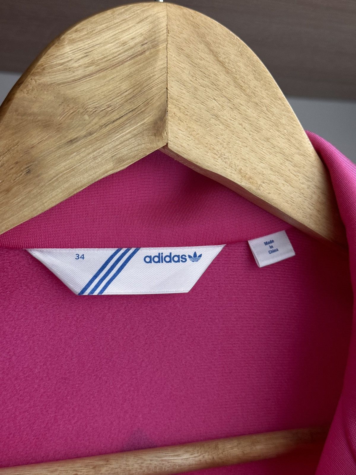 Adidas × Vintage Vintage Adidas Firebird Three Stripes Pink Big Logo Hoodie Size S / US 4 / IT 40 - 5 Thumbnail