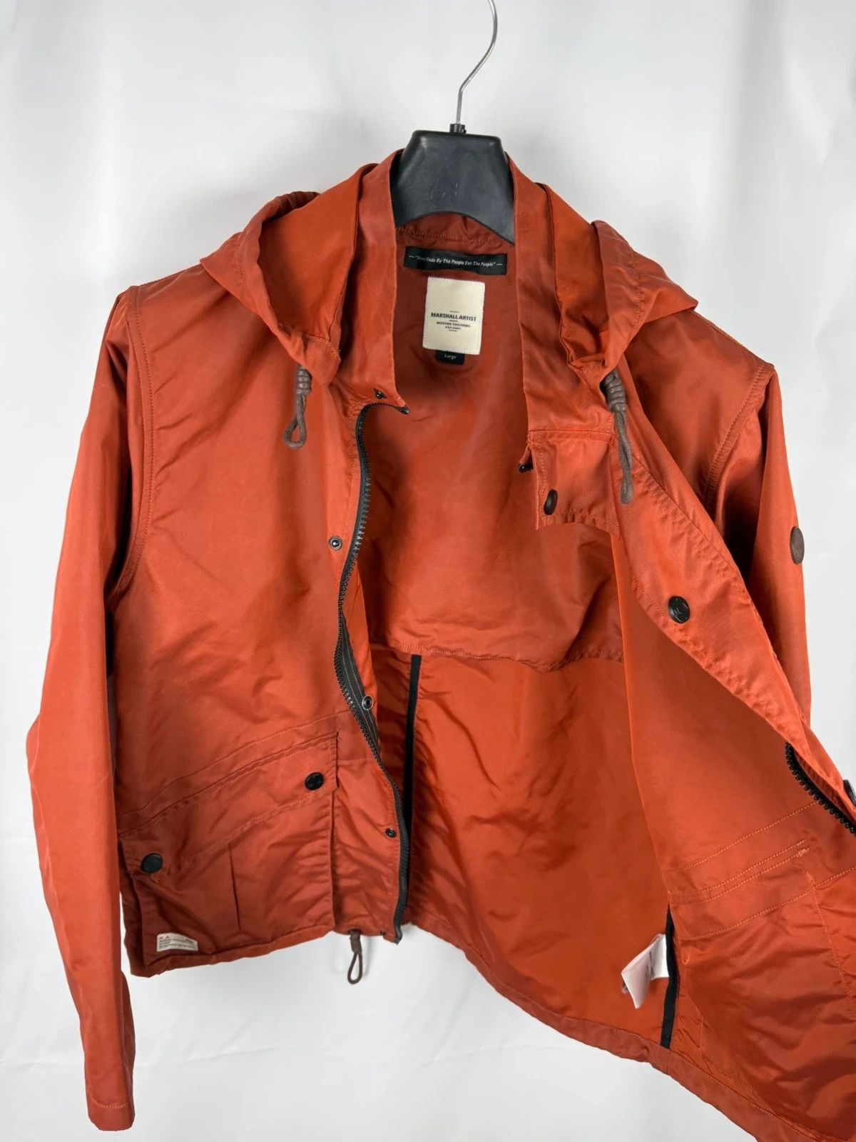 Marshall Artist Marshall Artist Wax Coated Nylon Jacket size L Size US L / EU 52-54 / 3 - 12 Thumbnail
