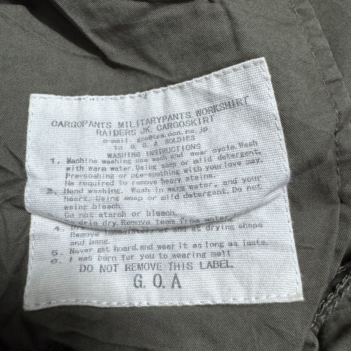 GOA G.O.A Military Cargo Super Flare Pants Parachute Size US 34 / EU 50 - 16 Thumbnail