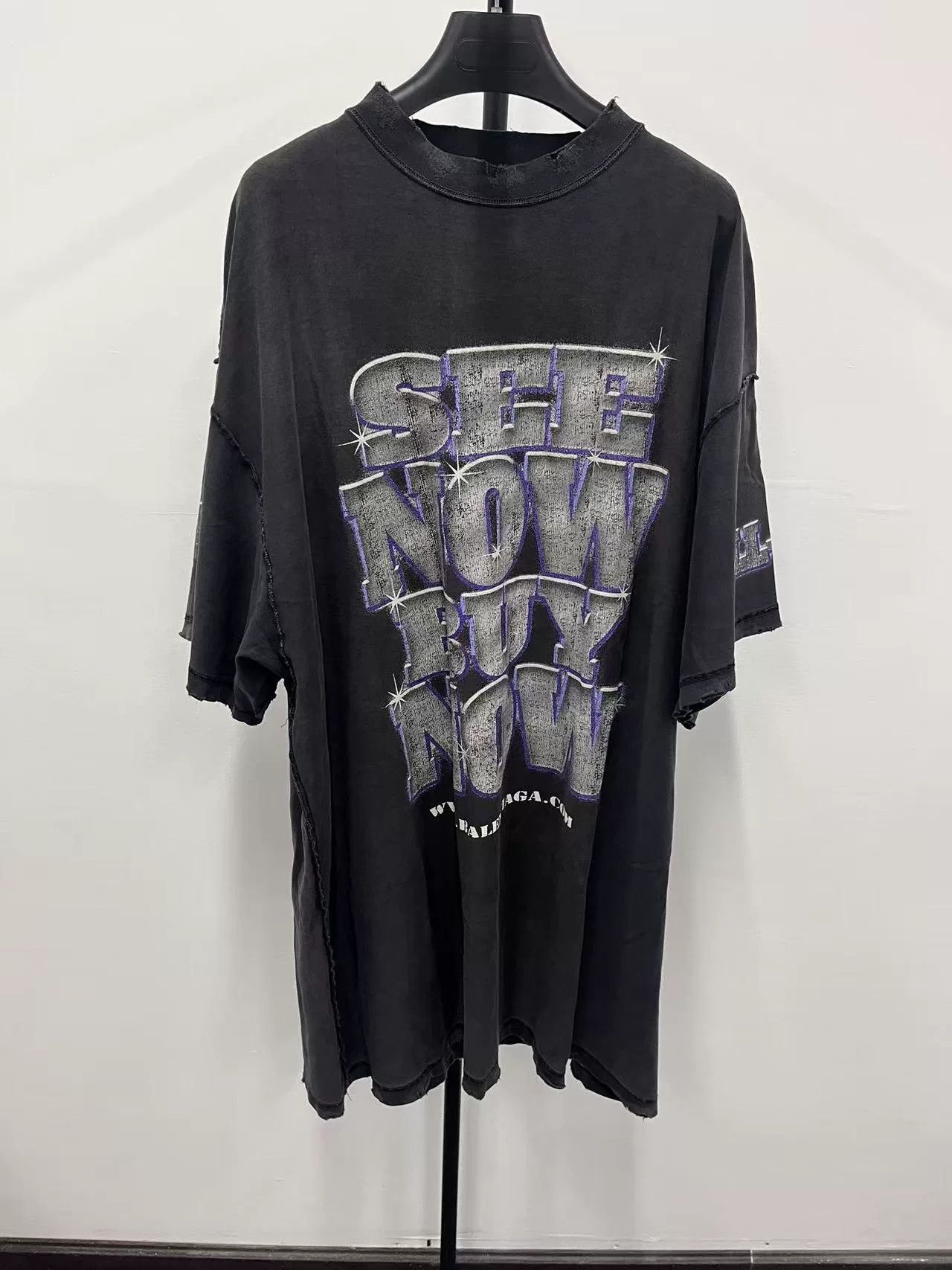 Balenciaga Balenciaga 24SS Washed Distressed T-Shirt Size US M / EU 48-50 / 2 - 1 Thumbnail