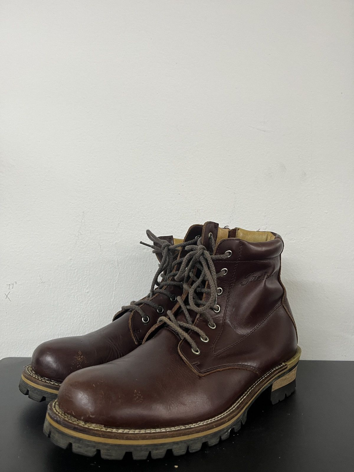 KMRii Jackrose Ann Demeulemeestee Style Cowhide Leather Boots Size US 9 / EU 42 - 3 Thumbnail
