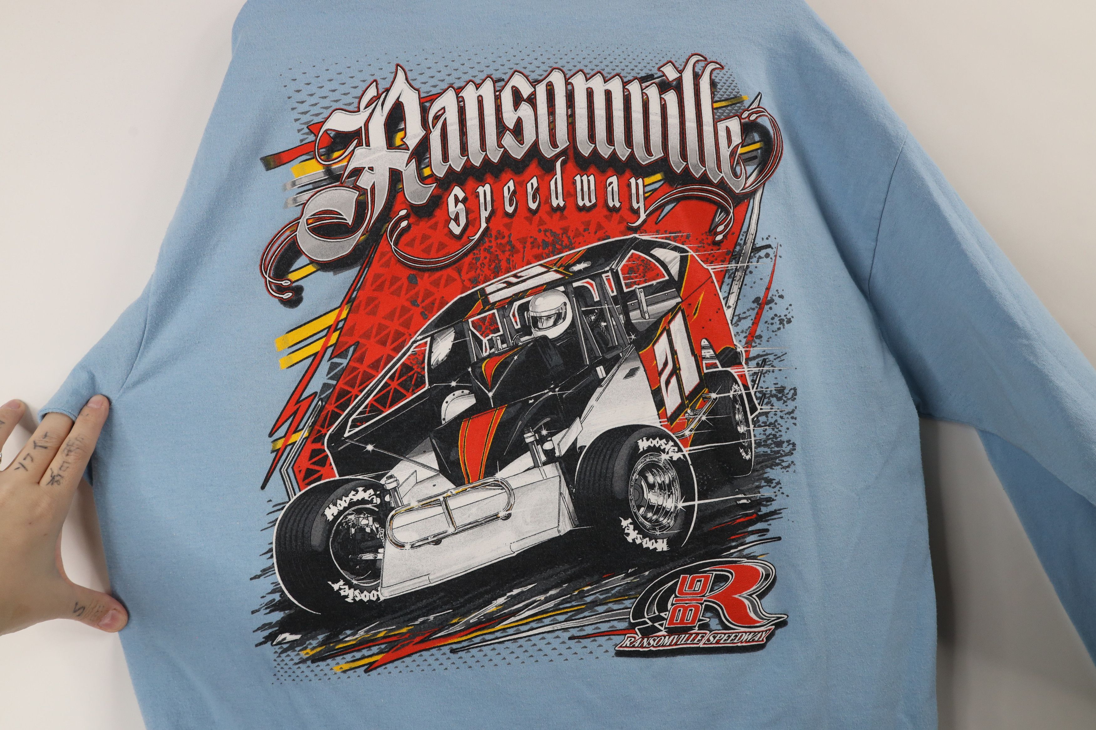 Vintage Vintage Y2K Ransomville Speedway Racing Long Sleeve T-Shirt Size US L / EU 52-54 / 3 - 8 Thumbnail