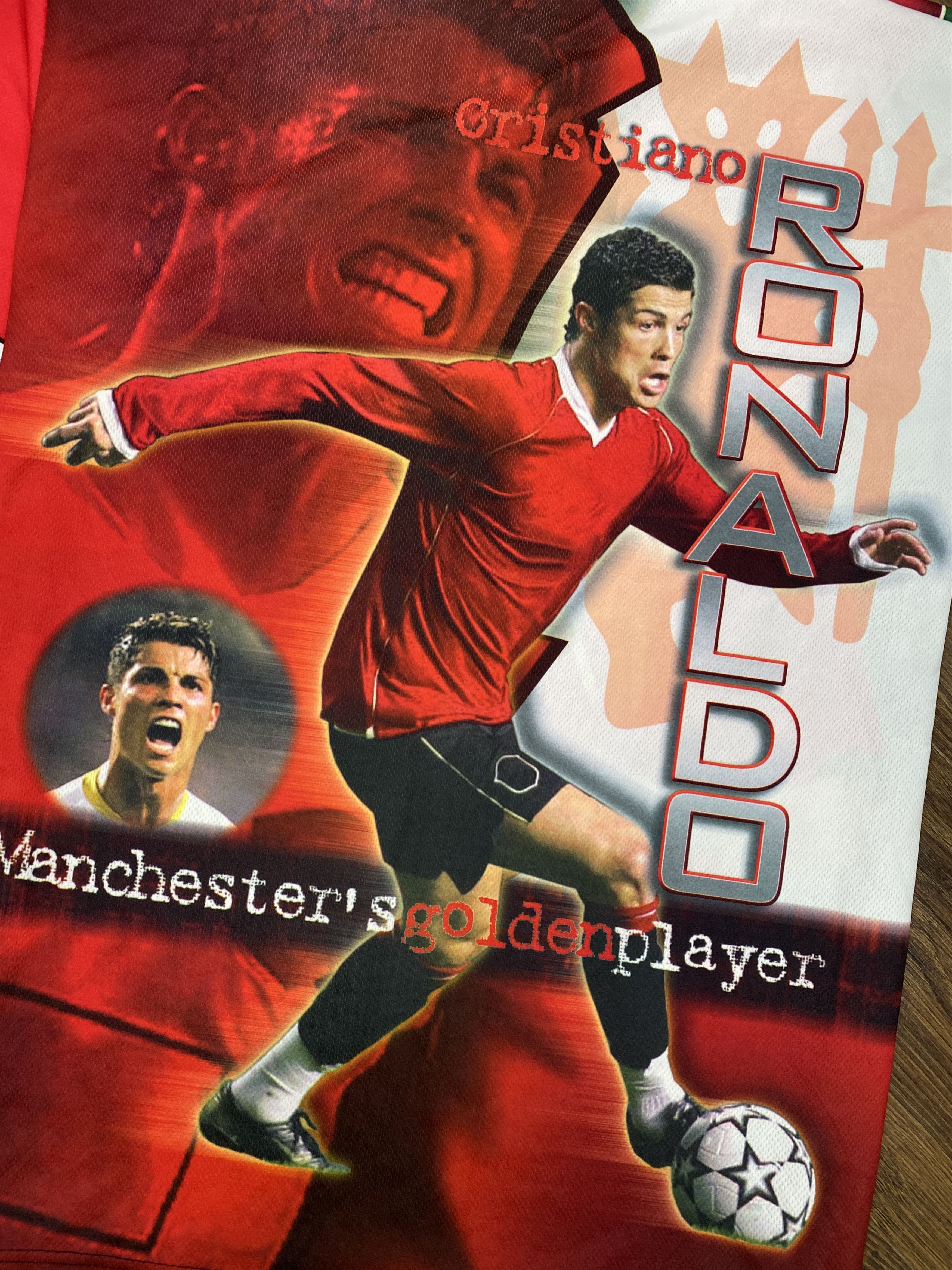 Vintage Cristiano Ronaldo Vintage Mens Soccer Jersey T-Shirt Size US XXL / EU 58 / 5 - 9 Thumbnail