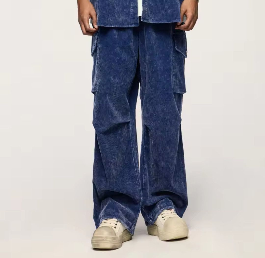 Japanese Brand × Vintage Heavy Duty Streetwear Washed Faded Vintage Cargo Size US 29 - 2 Thumbnail