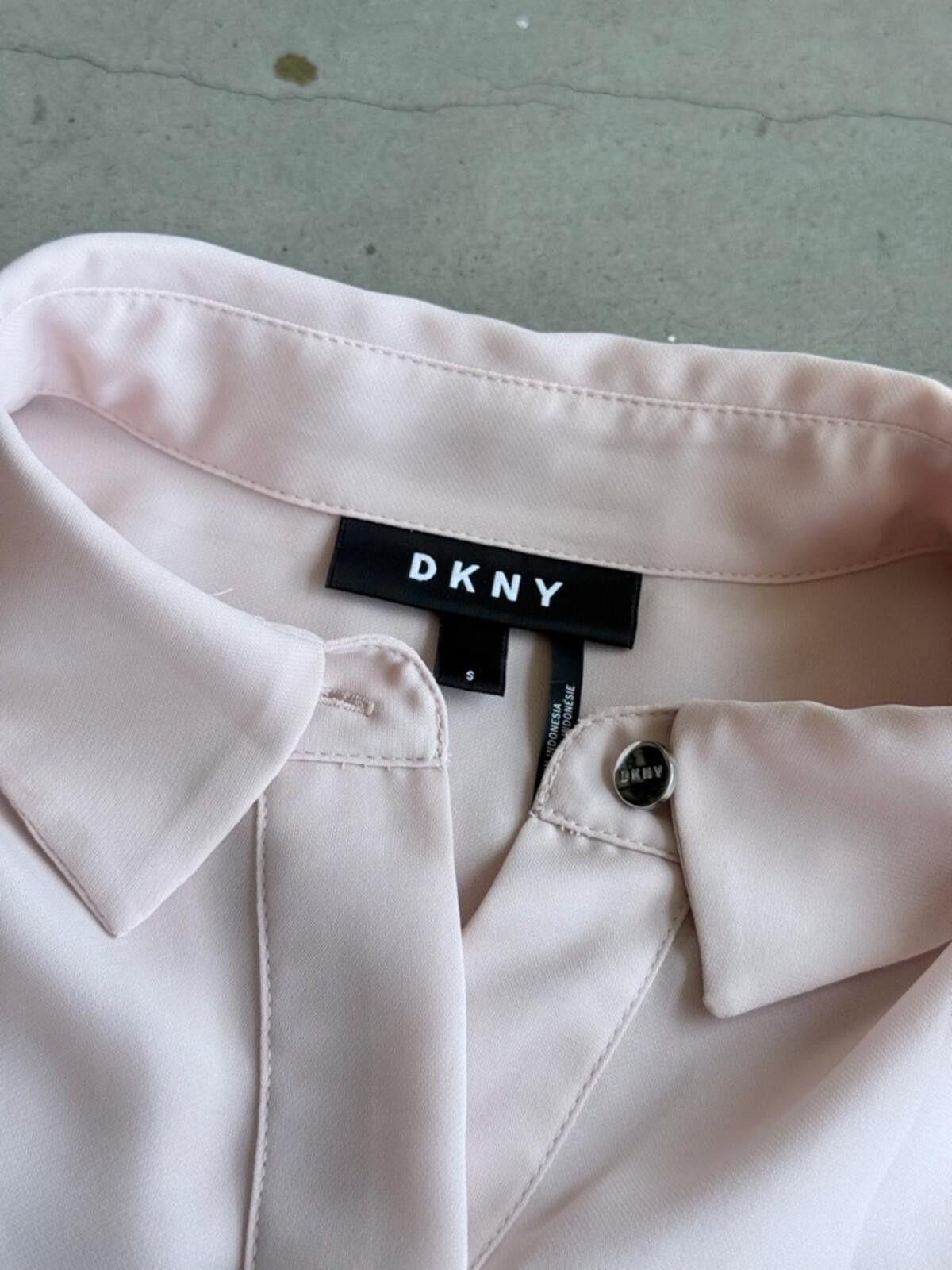 DKNY DKNY / Button Up Blouse / Blush Pink Size S / US 4 / IT 40 - 5 Thumbnail