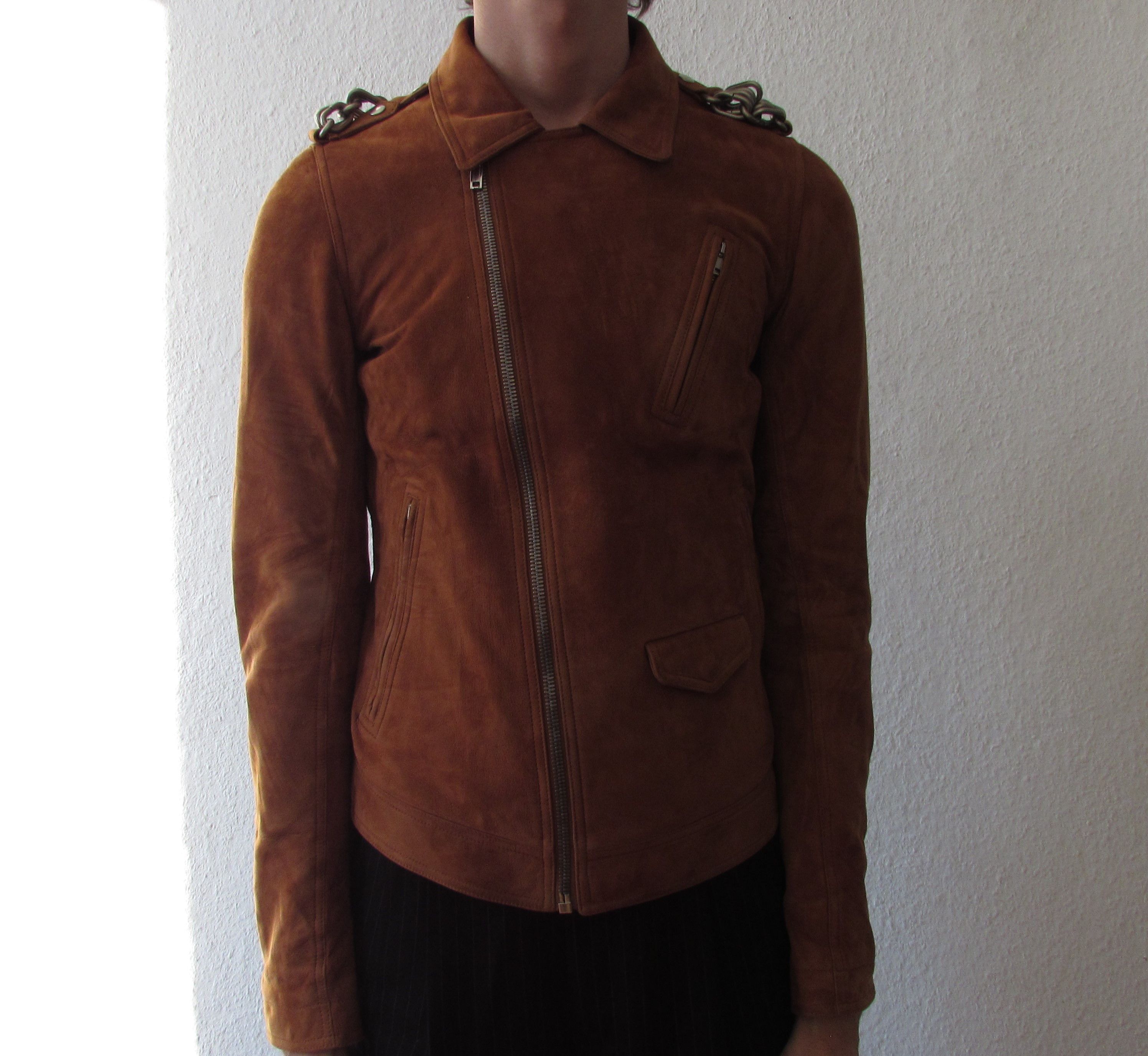 Rick Owens F/W 19 "LARRY" Chain Suede Leather Rotterdam Jacket Size US M / EU 48-50 / 2 - 19 Thumbnail