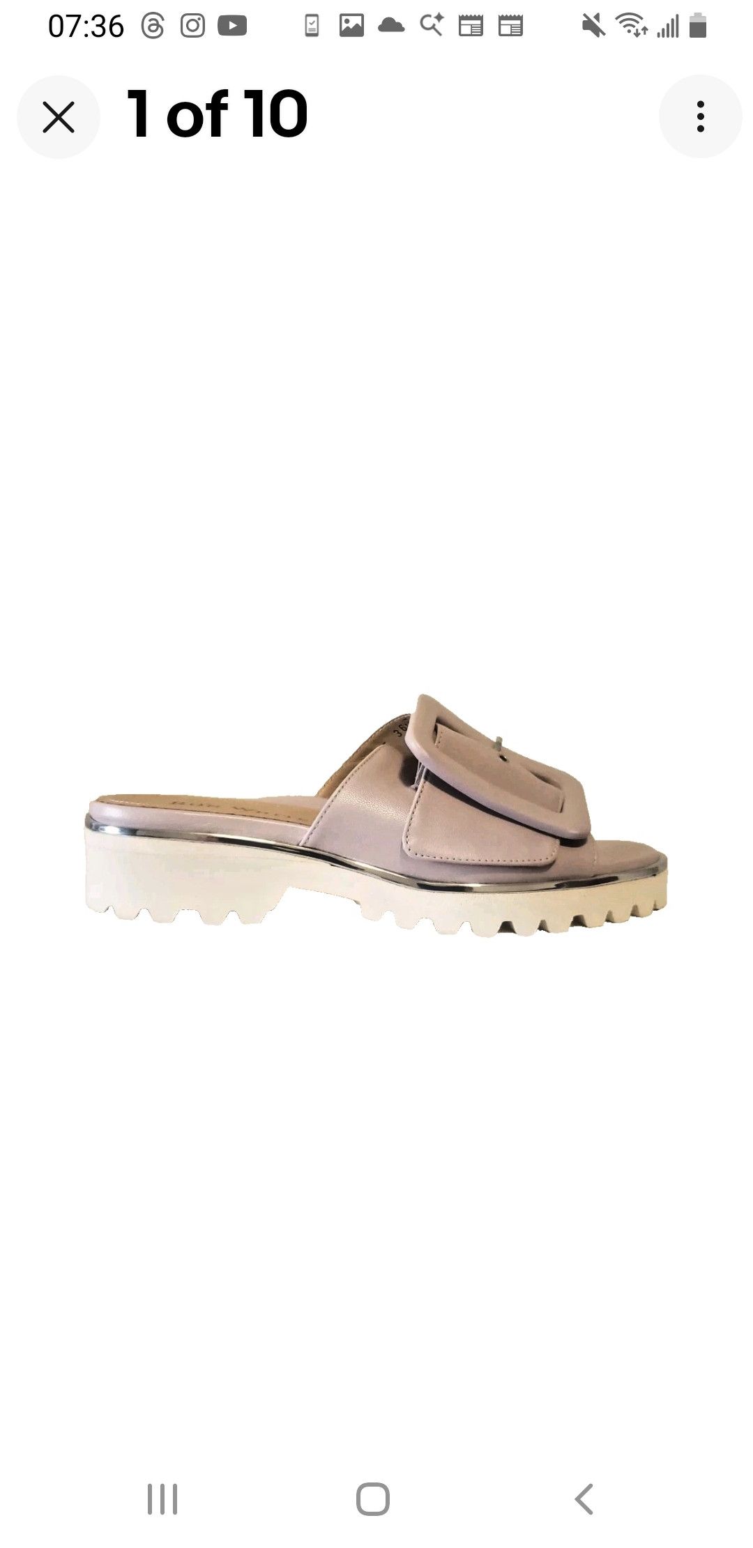 Ron White Lilac mule Size US 6.5 / IT 36.5 - 1 Thumbnail