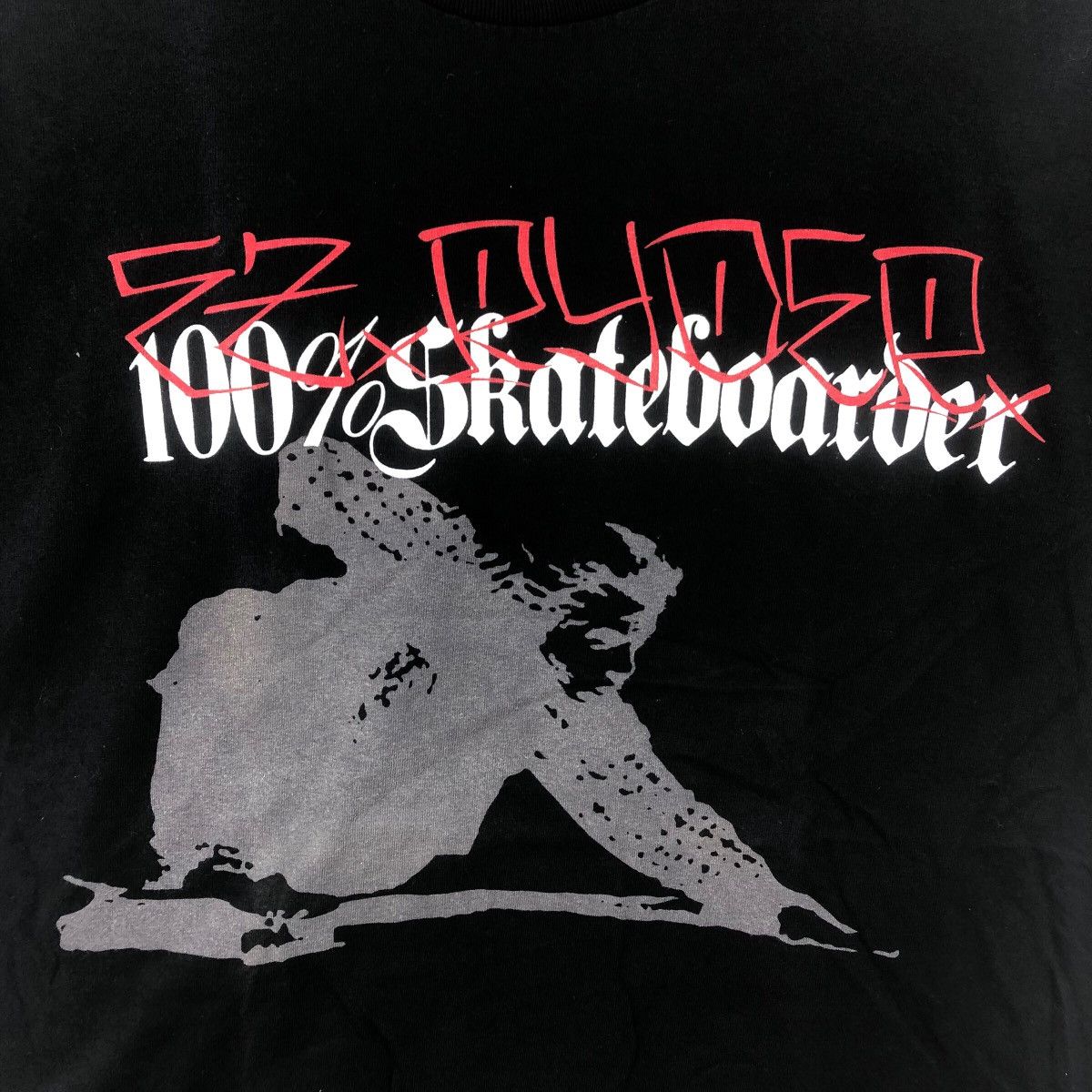 Vintage EZ RYDER SKATEBOARD Graffiti Street Art Rebel Tee Shirt Top Size US L / EU 52-54 / 3 - 3 Thumbnail
