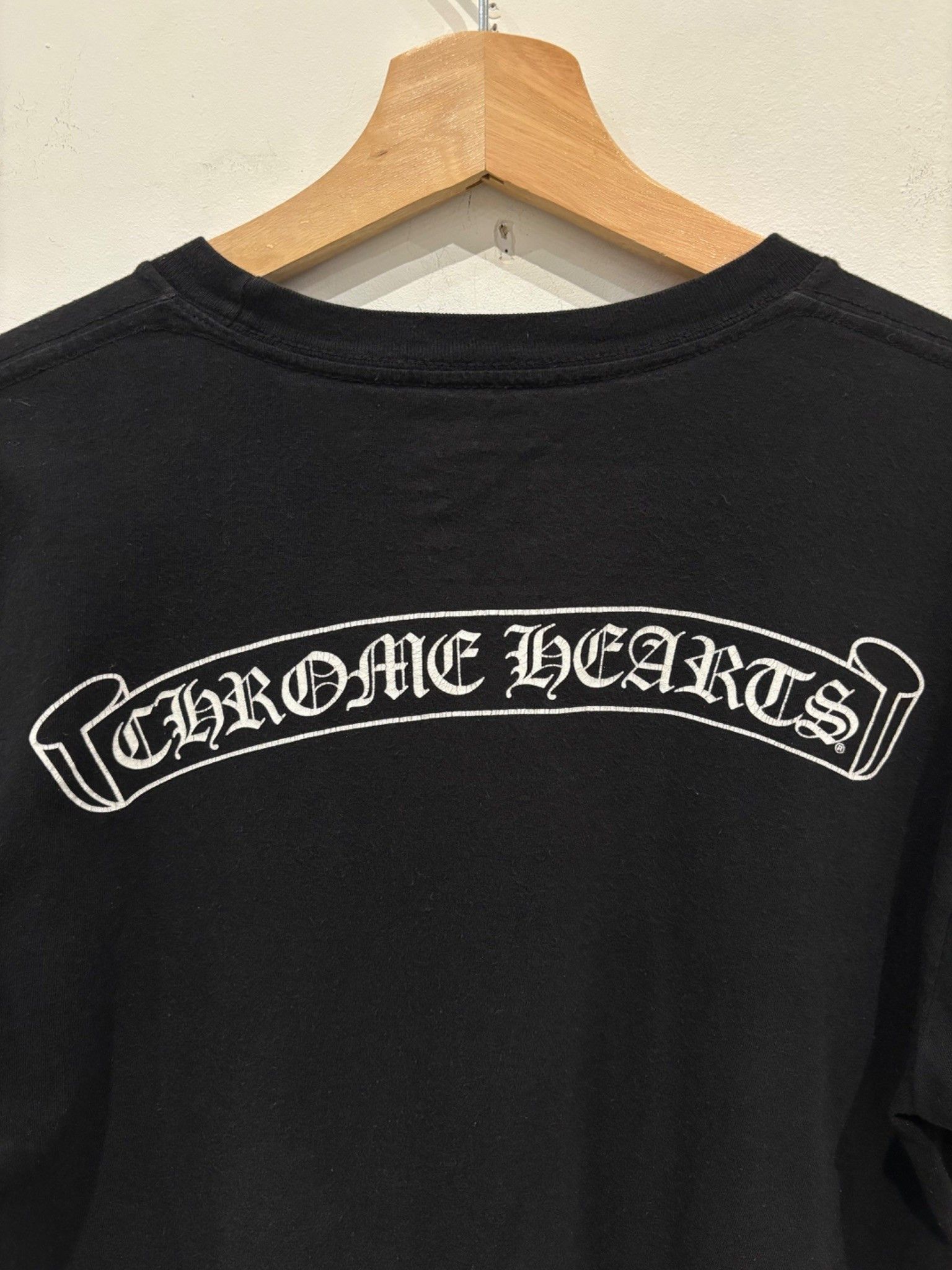 Chrome Hearts Chrome Hearts Scroll Logo Shirt Black Size US S / EU 44-46 / 1 - 4 Thumbnail