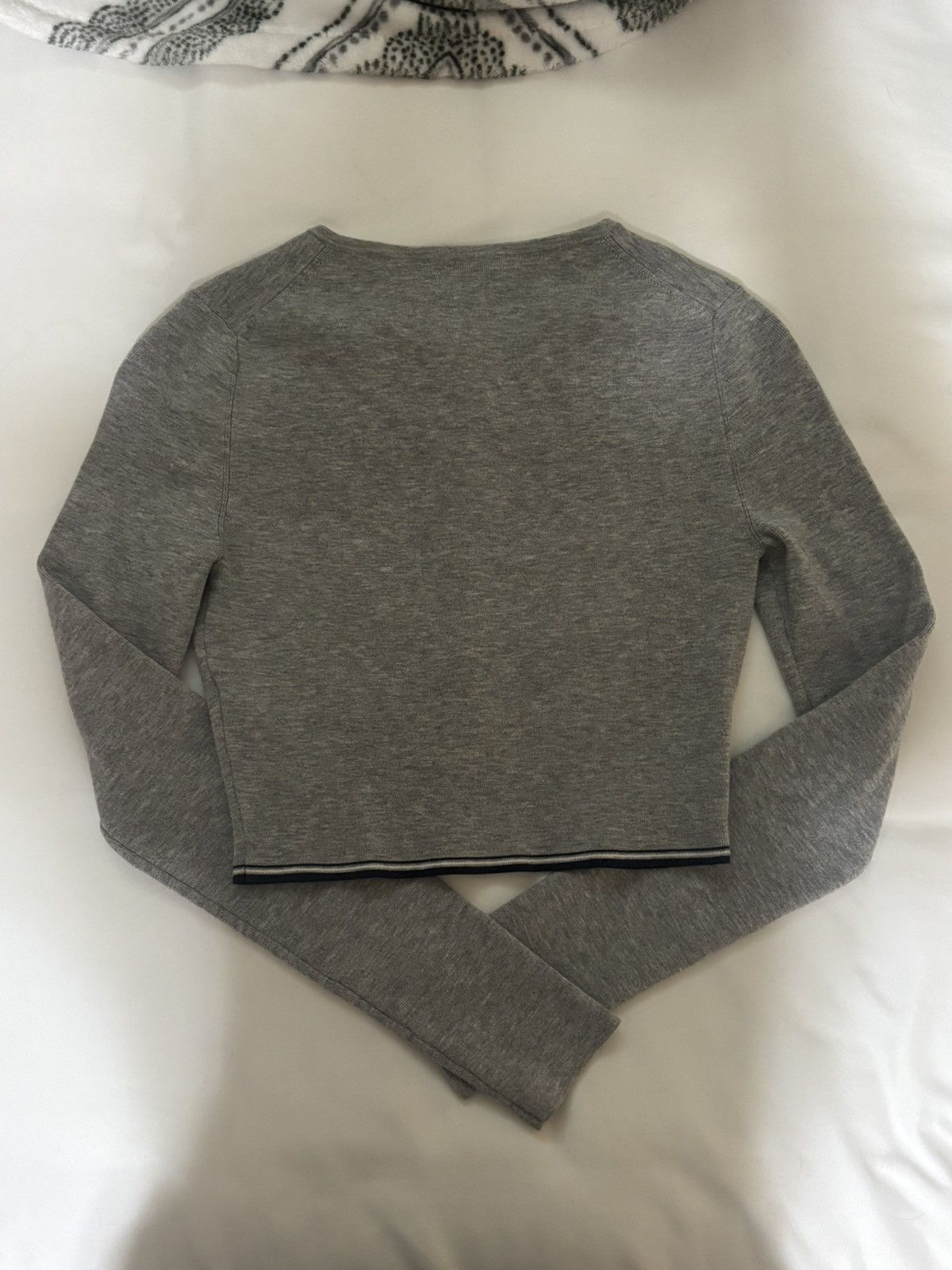 Aritzia Sundays Best Button-Up Crop Top Size XXS / US 00 / IT 34 - 4 Thumbnail