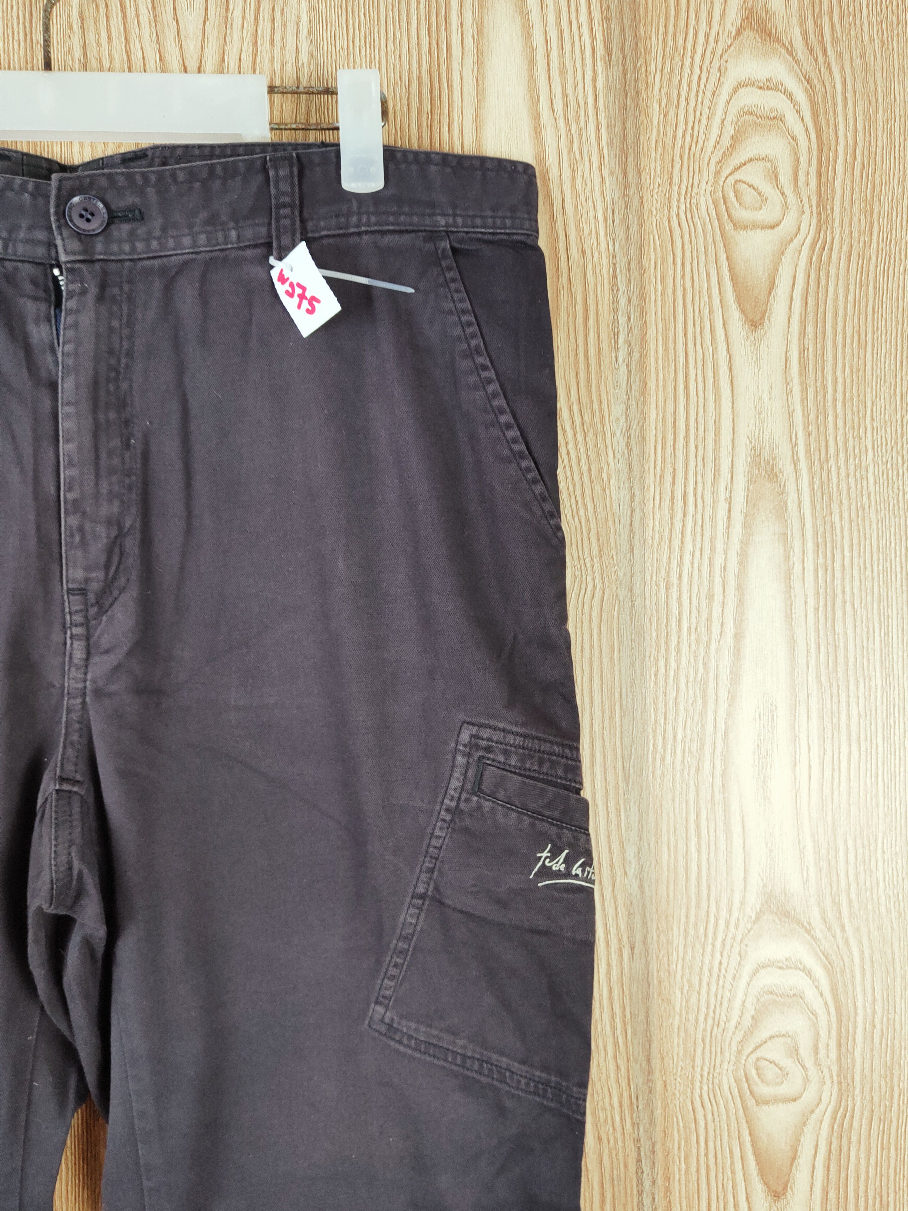 Japanese Brand Castelbajac Dark Blue Multipocket Tactical Cargo Pants #W275 Size US 35 - 6 Thumbnail
