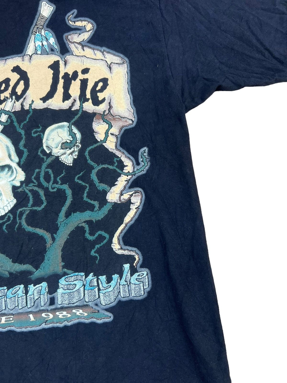 Vintage RARE! Vintage 90s Jamaican Style Wicked Irie t shirt Size US L / EU 52-54 / 3 - 14 Thumbnail